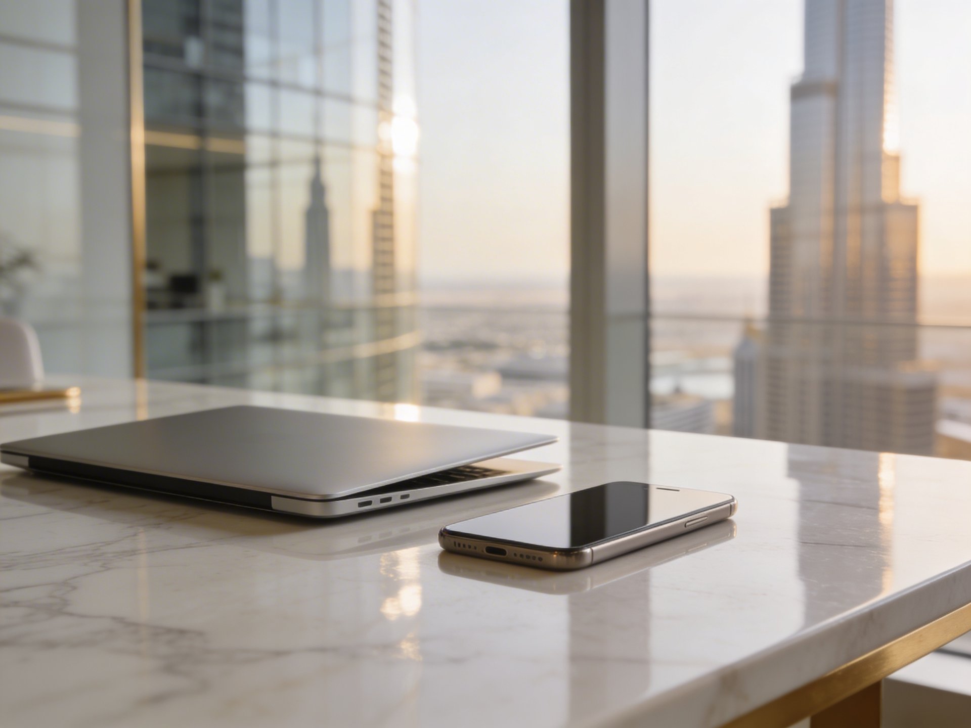 an abstract photo of a curved building with a blue sky in the background