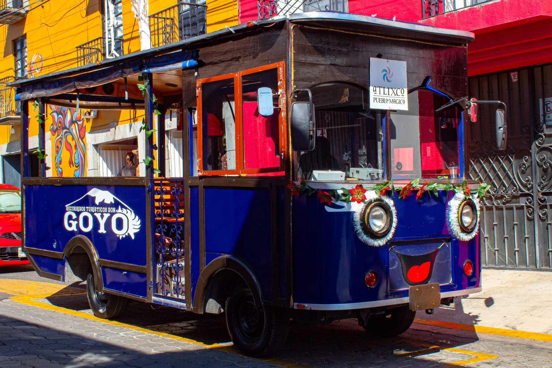 black blue and yellow textile