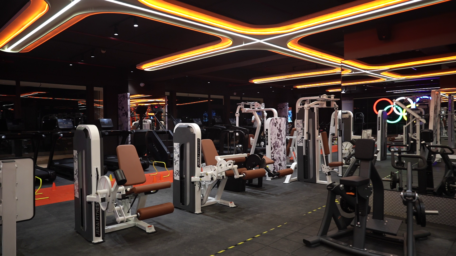 interior of gym