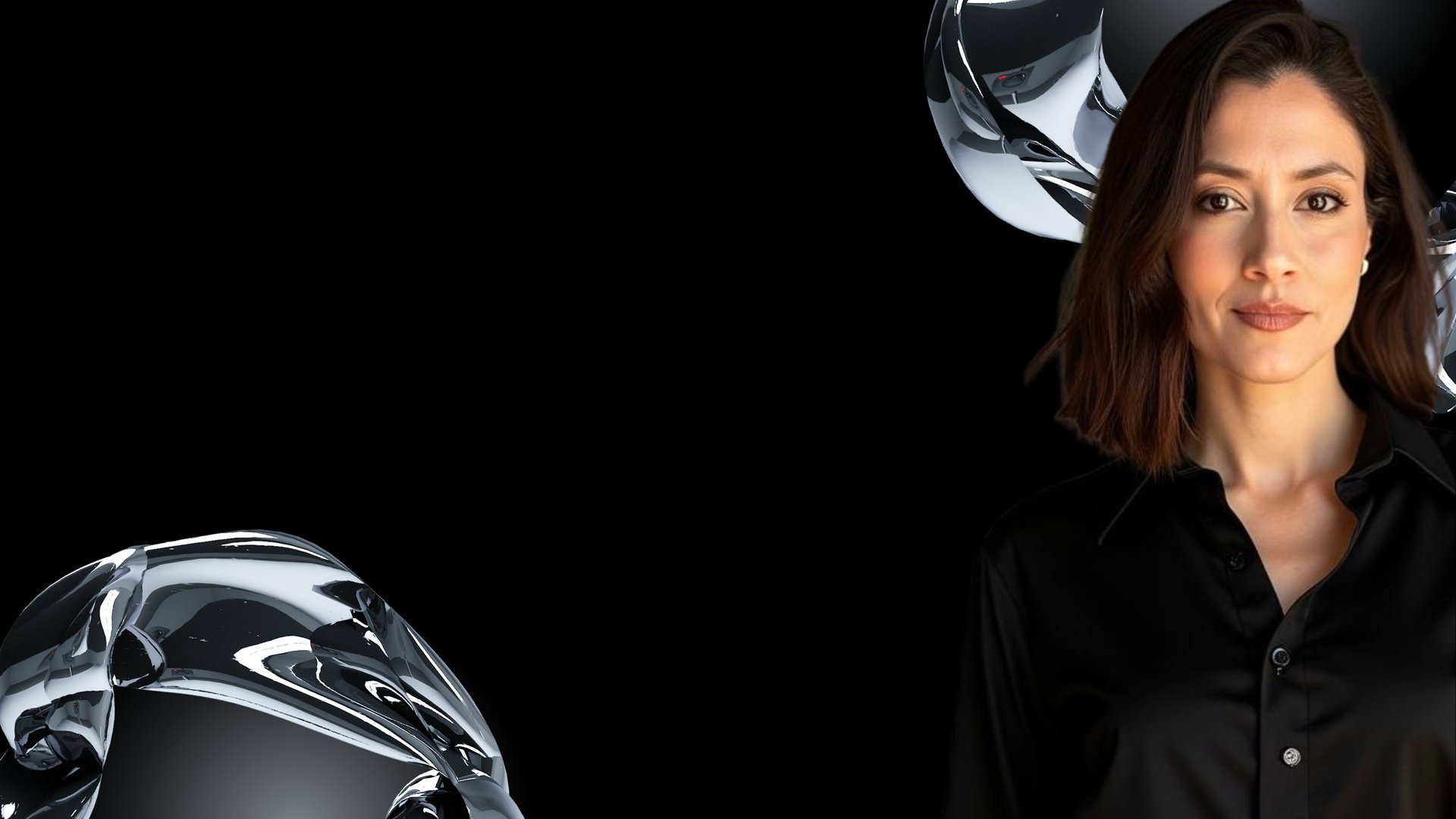 an abstract photo of a curved building with a blue sky in the background