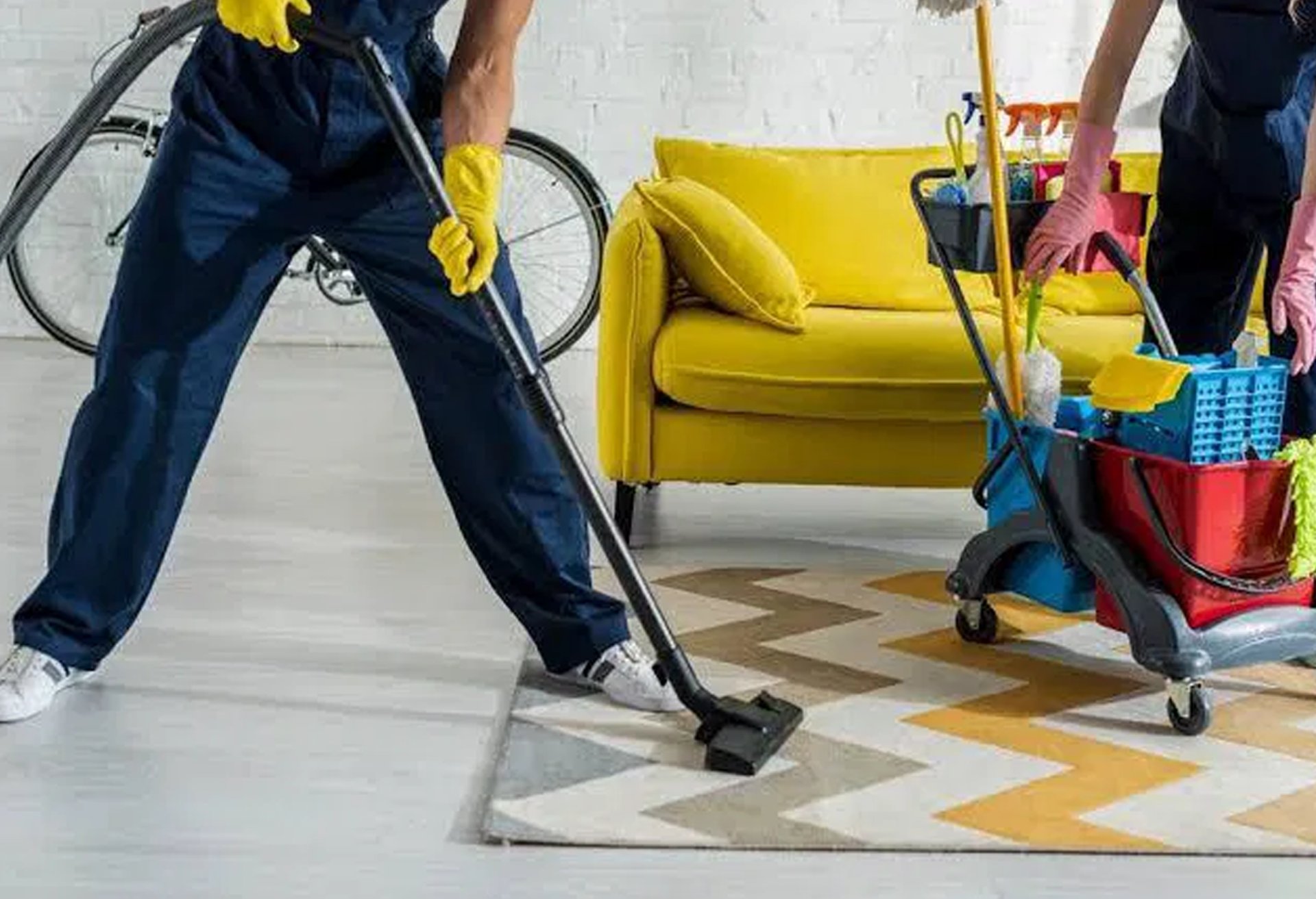 black blue and yellow textile