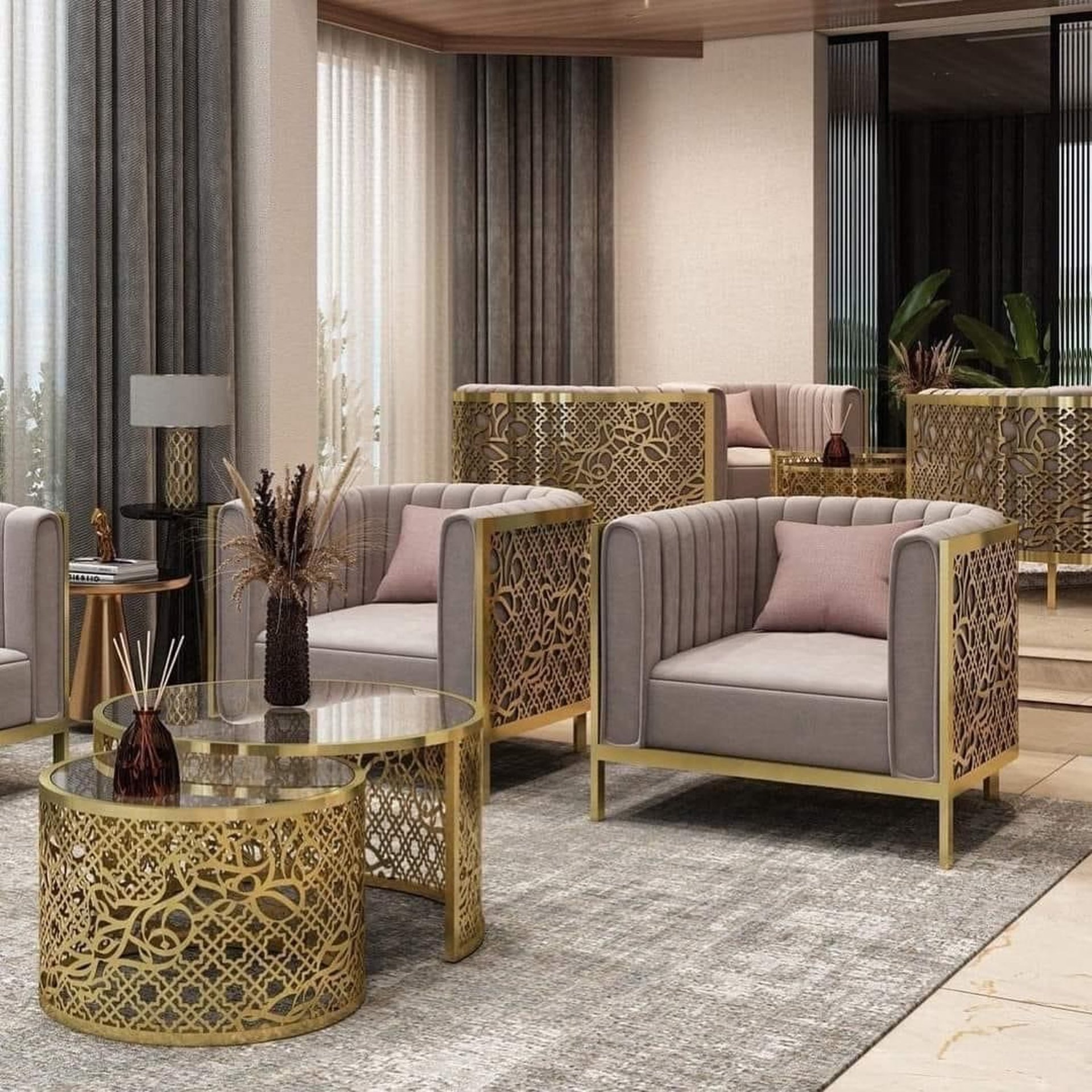 a close up of a green light on a table