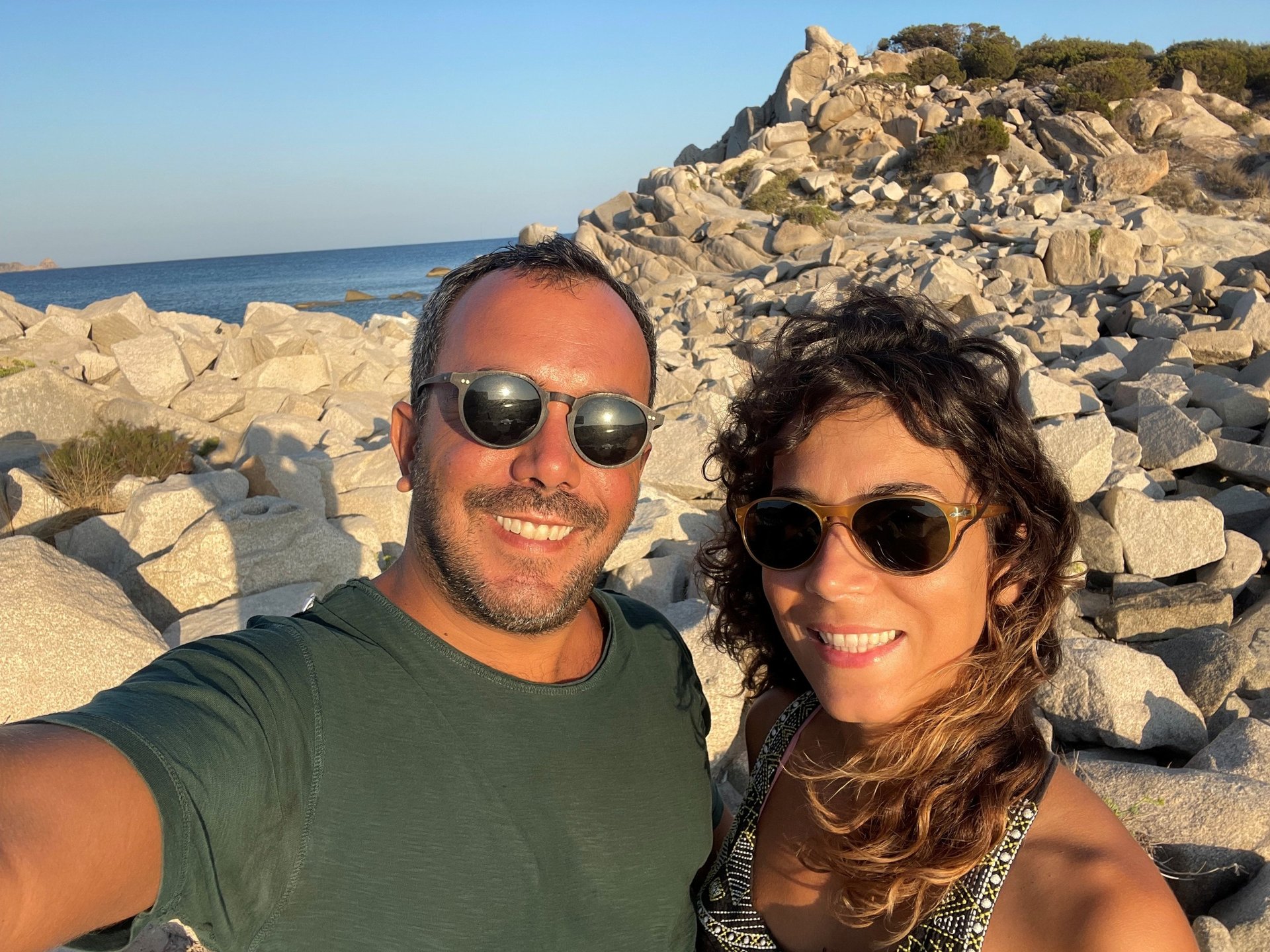 couple wearing silver-colored rings