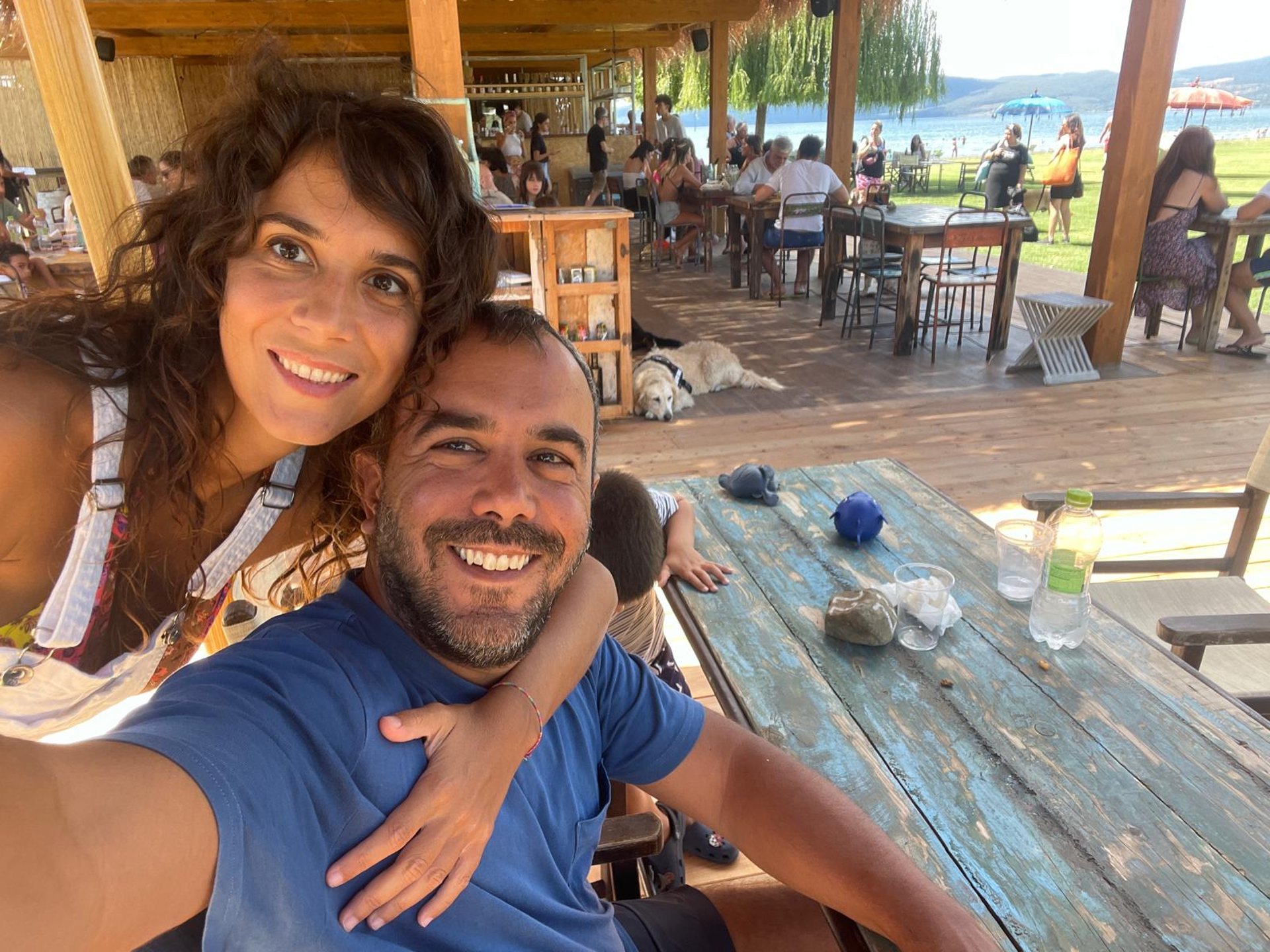 couple wearing silver-colored rings