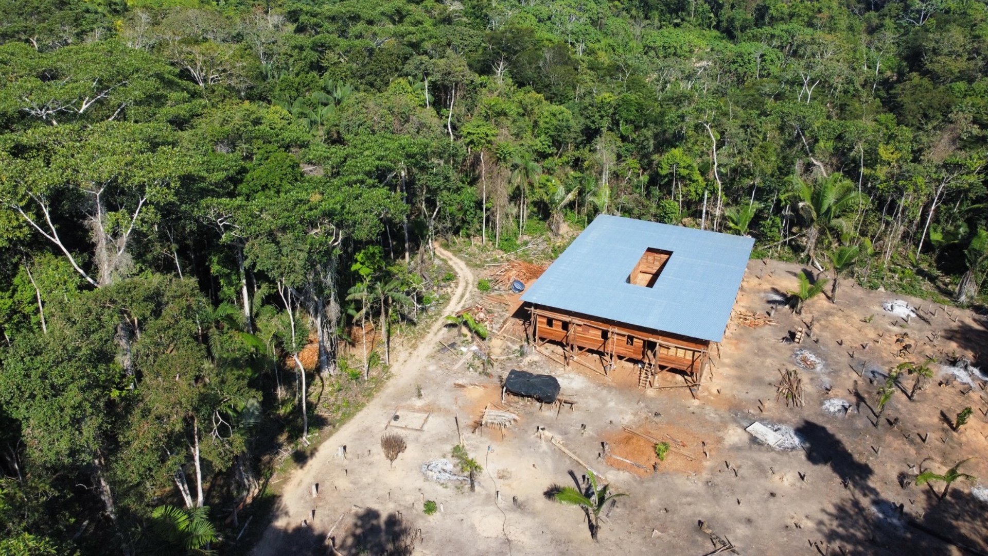 several cranes above the buildings