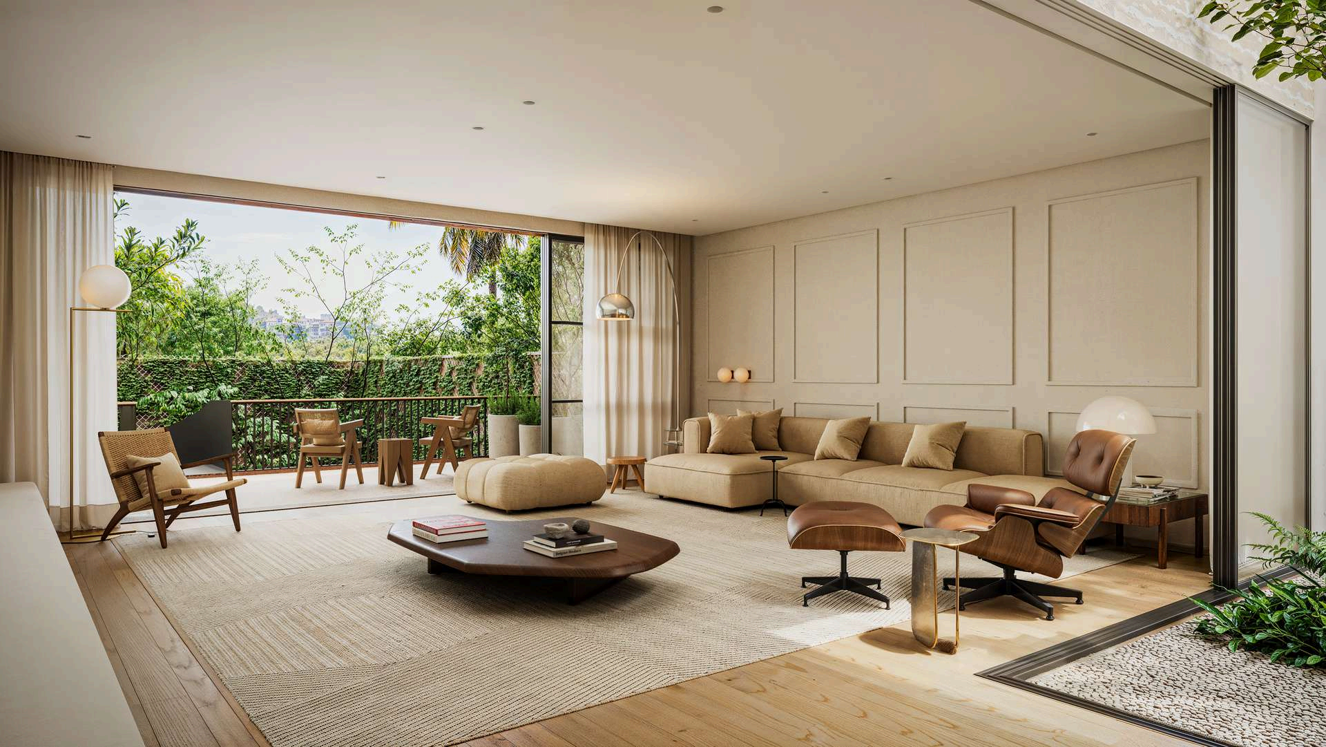 black and brown leather padded tub sofa