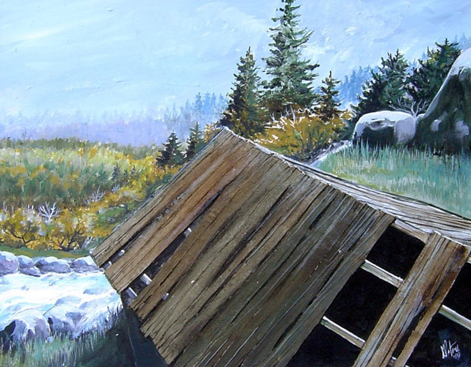 woman holding dried flower