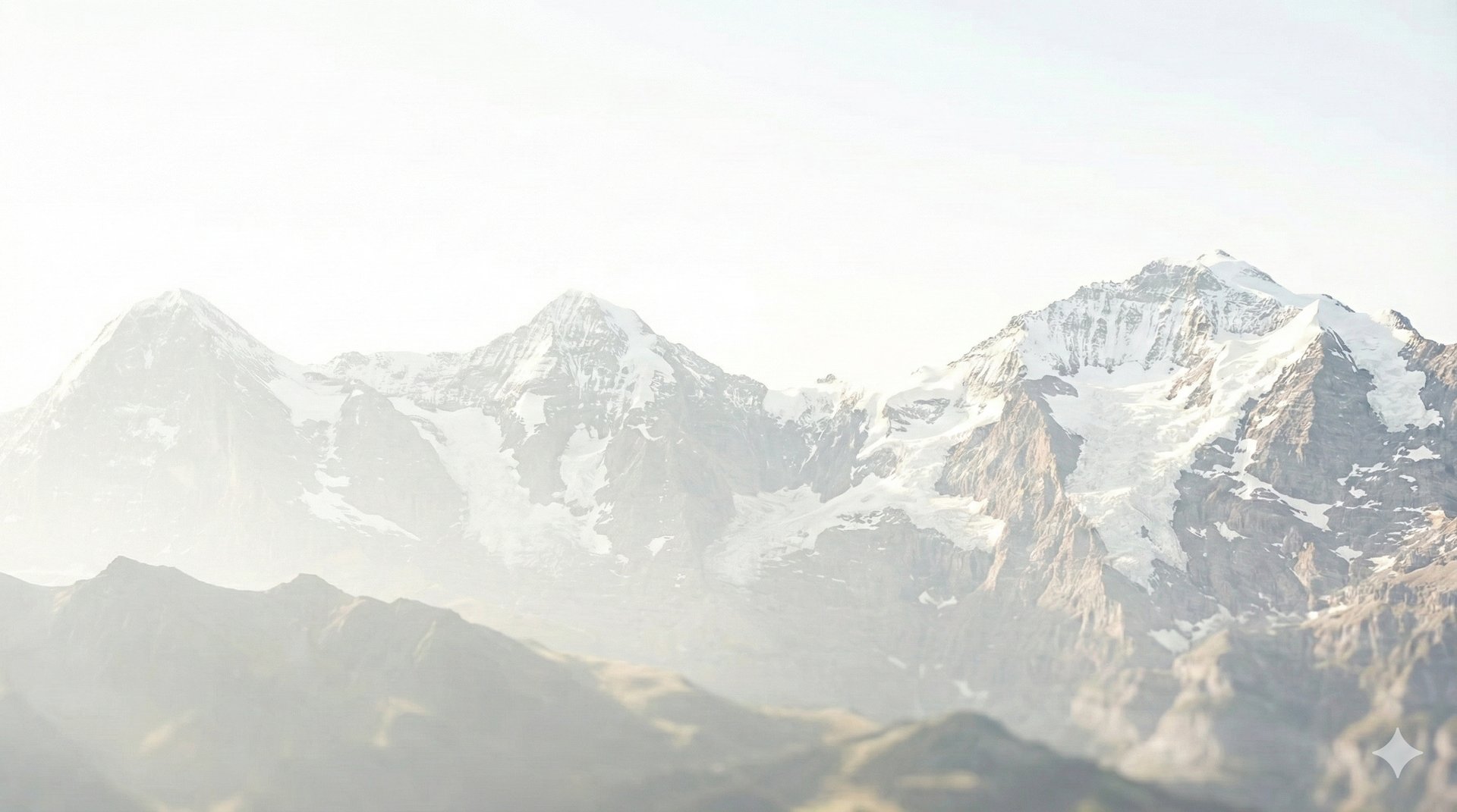 a mountain with snow