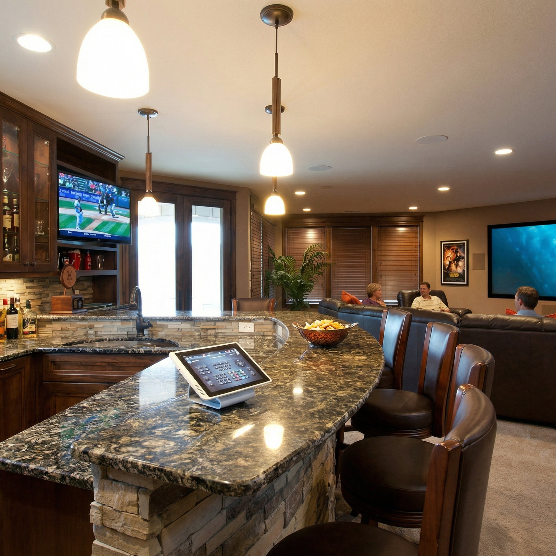 black blue and yellow textile