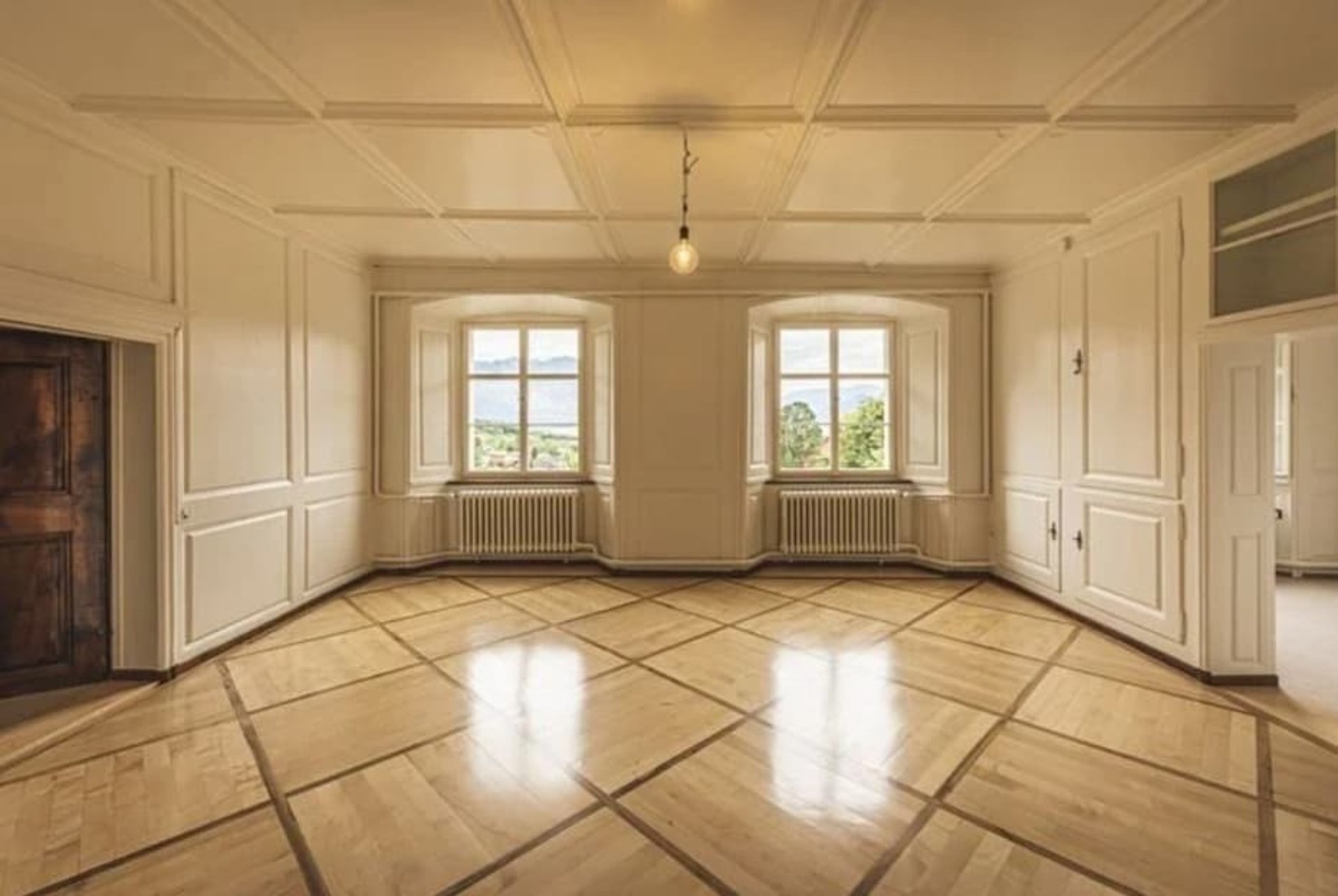 black and white concrete building