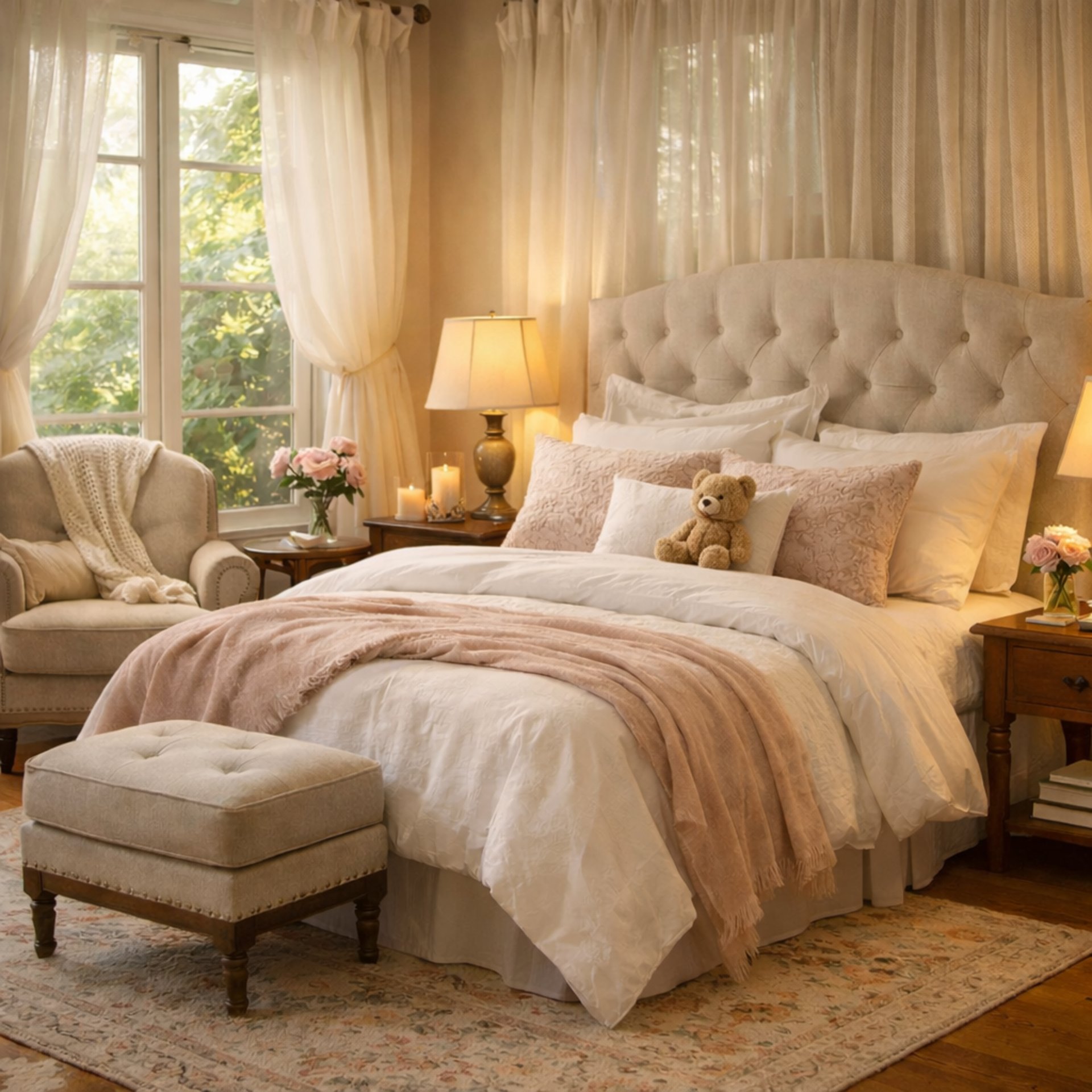 black and white bed linen