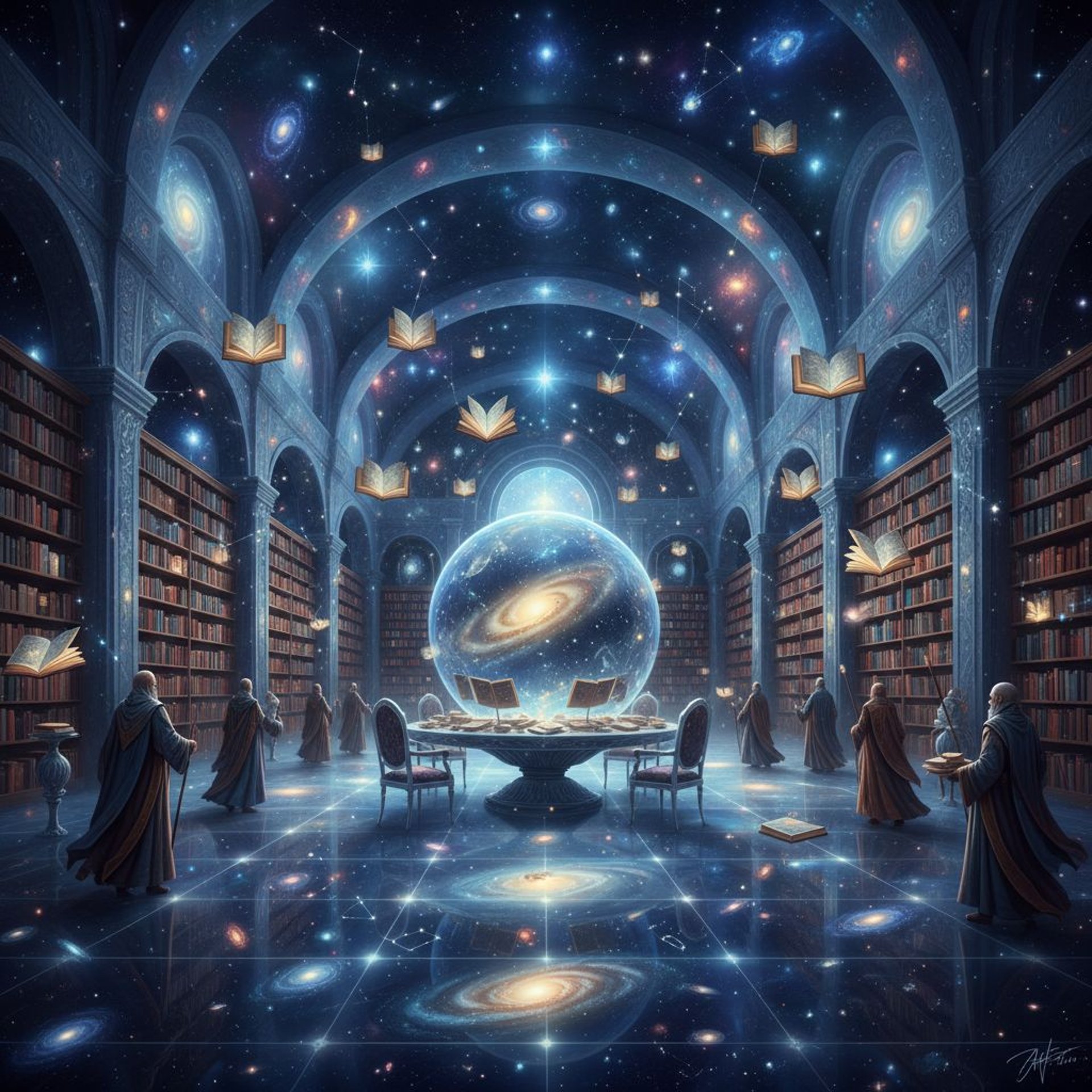 an abstract photo of a curved building with a blue sky in the background