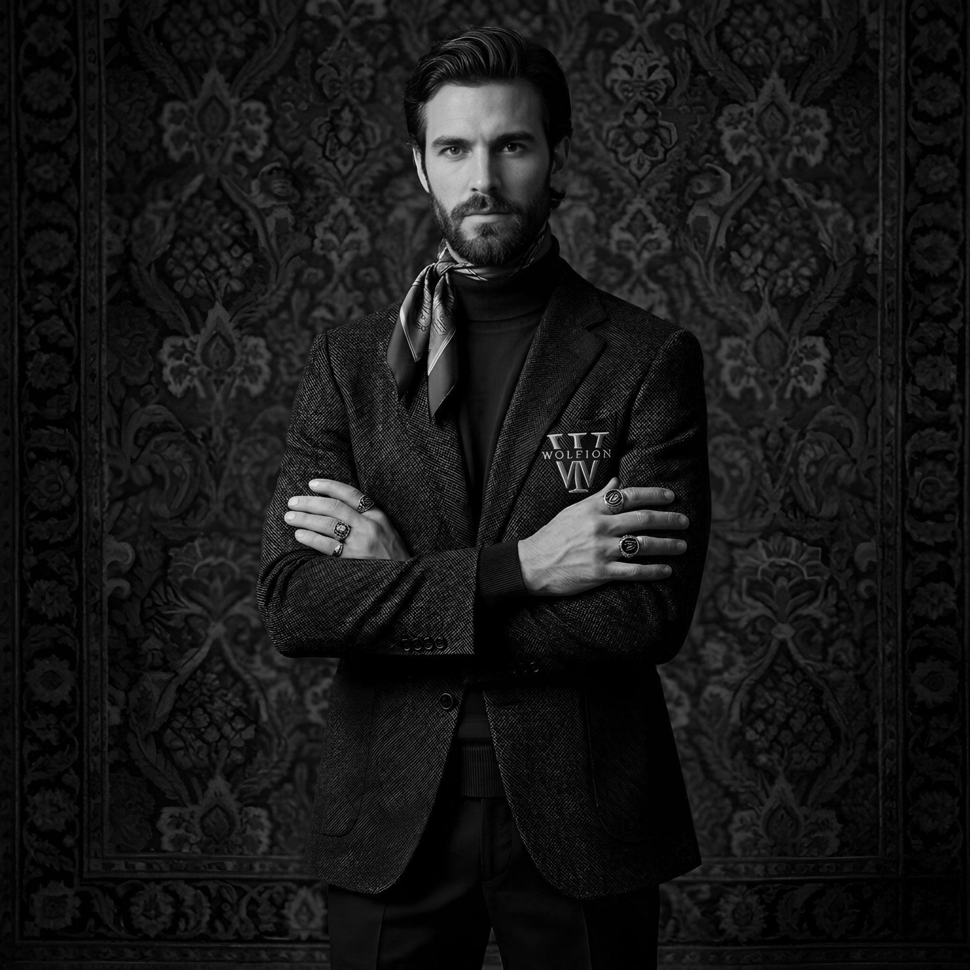 black and white bed linen