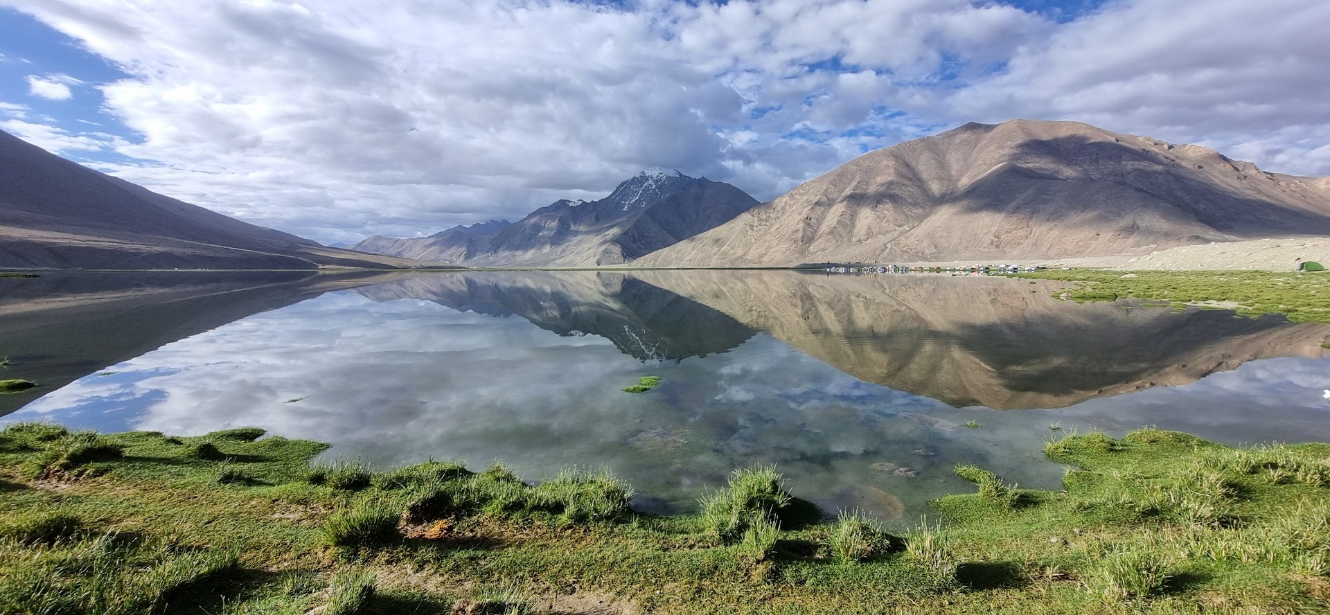 black and brown leather padded tub sofa