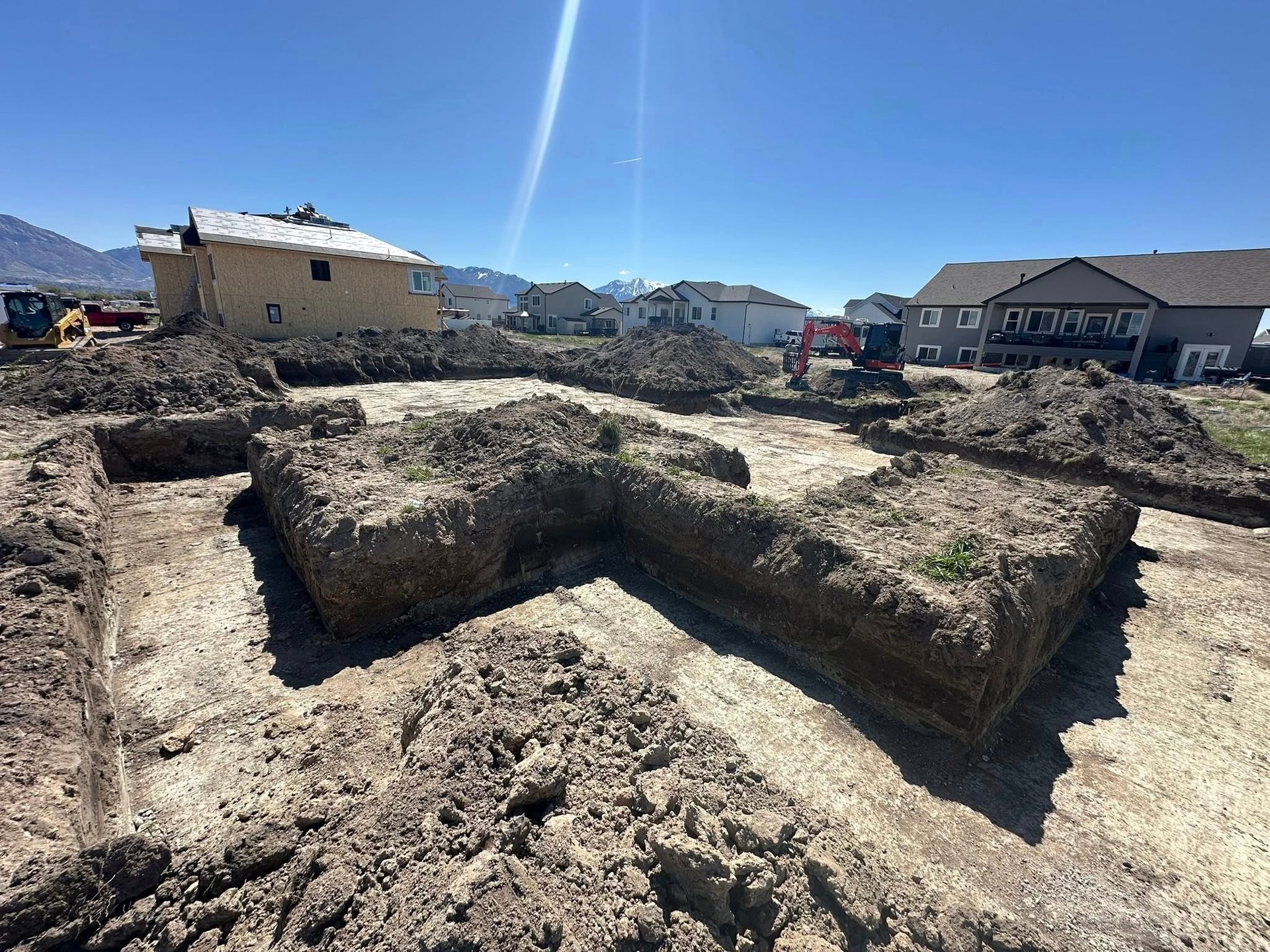 Residential excavation for northern Utah homeowner