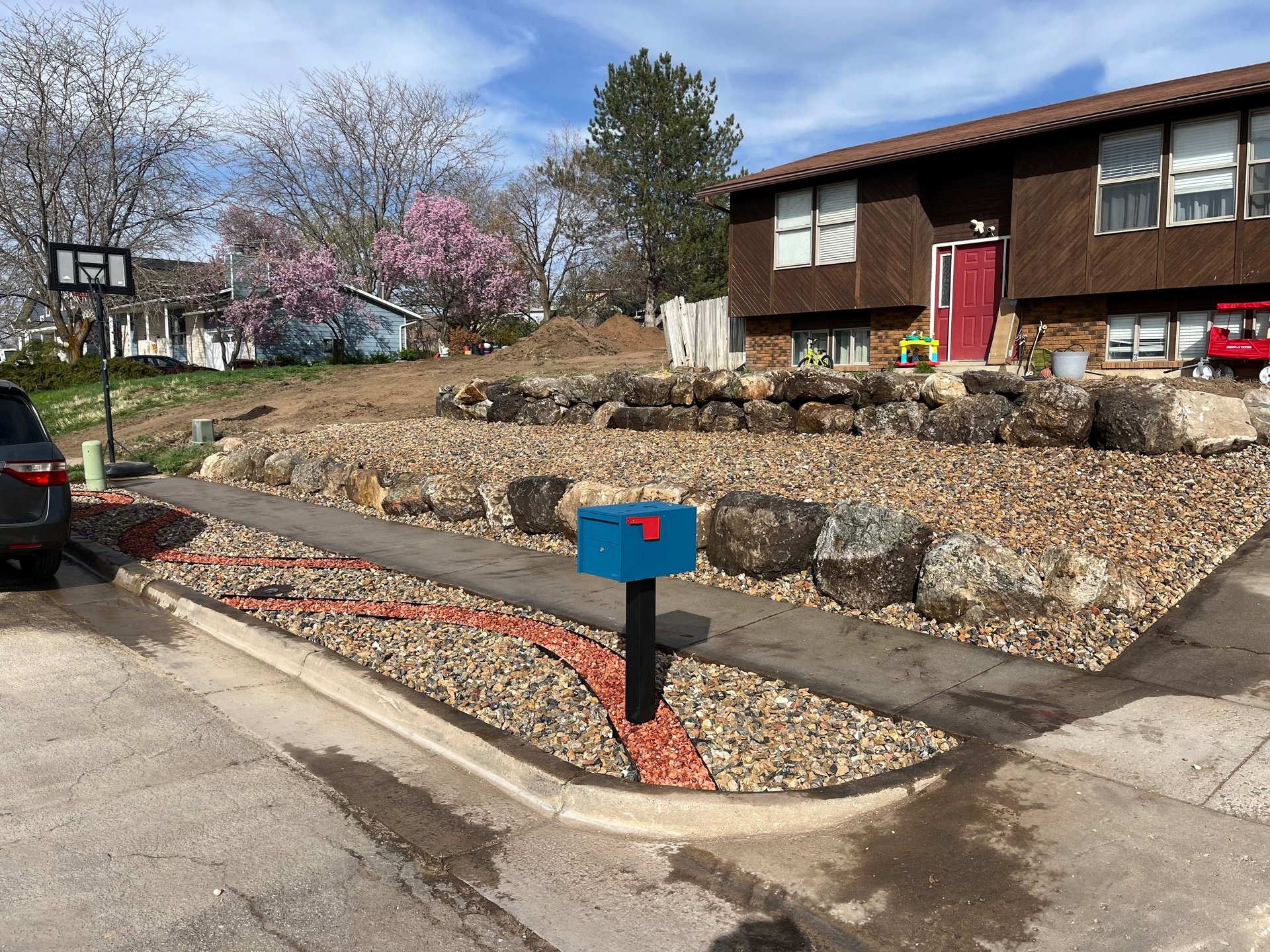rock installation project in northern utah