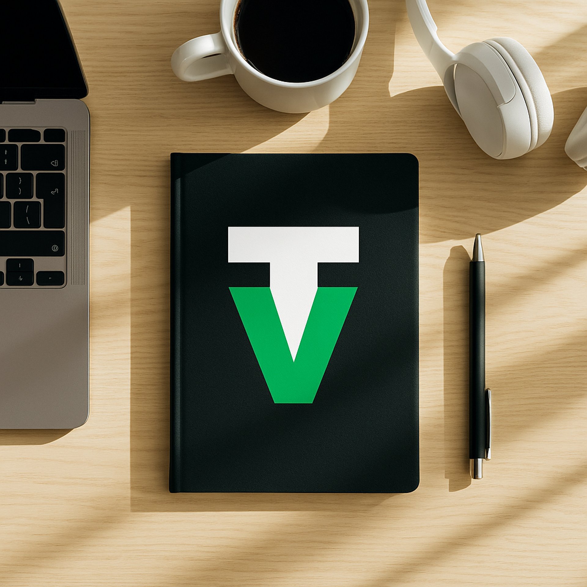 an abstract photo of a curved building with a blue sky in the background