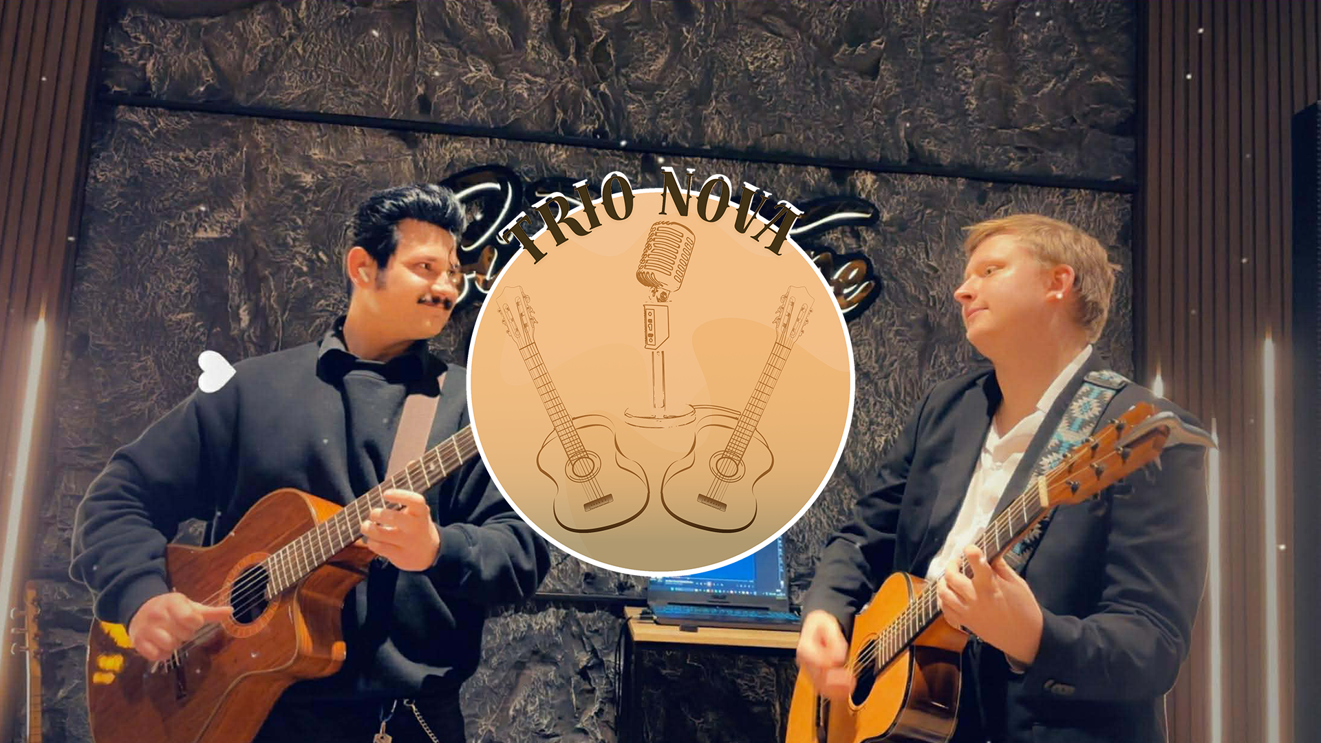 an abstract photo of a curved building with a blue sky in the background