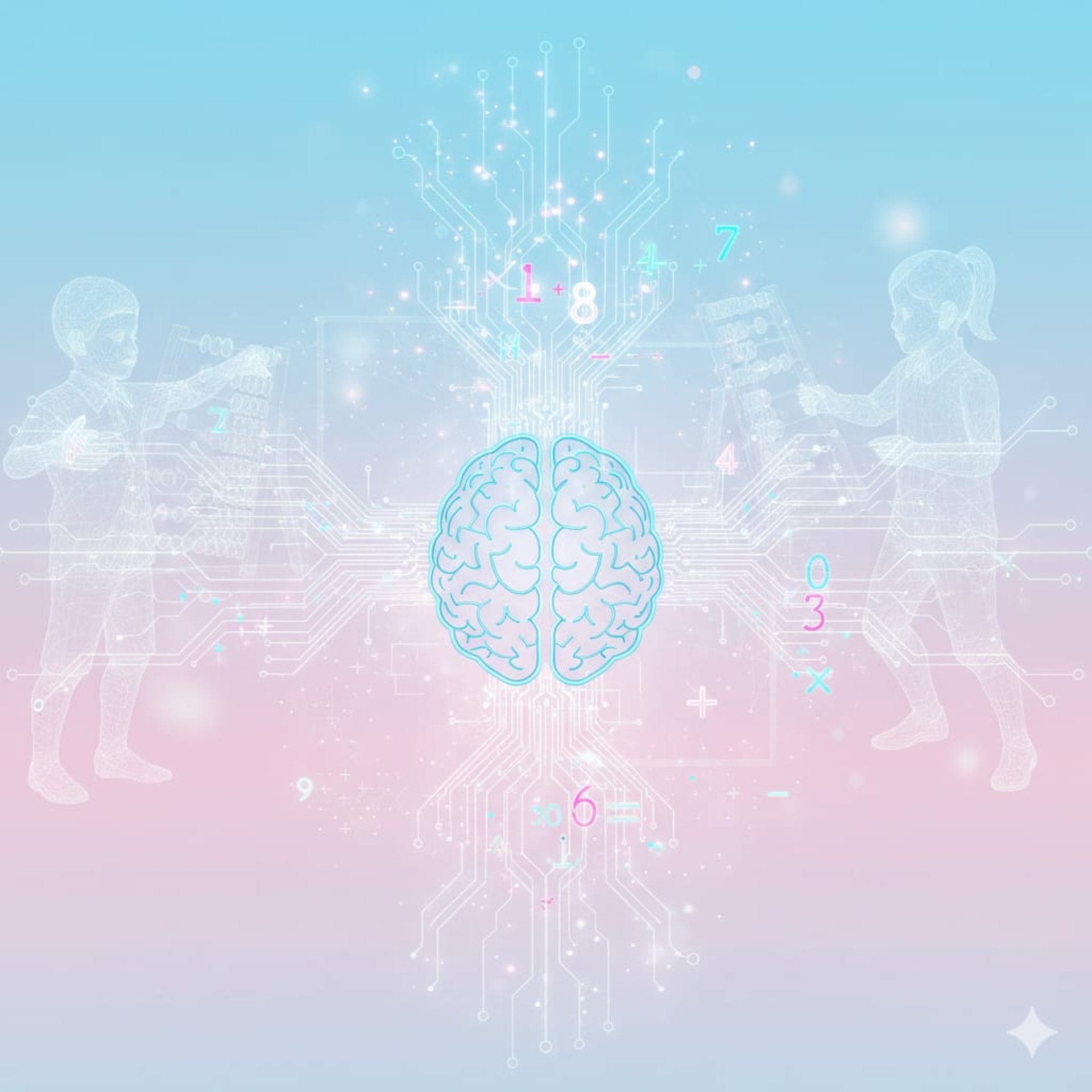 a wooden abacusk sitting on top of a table next to a plant