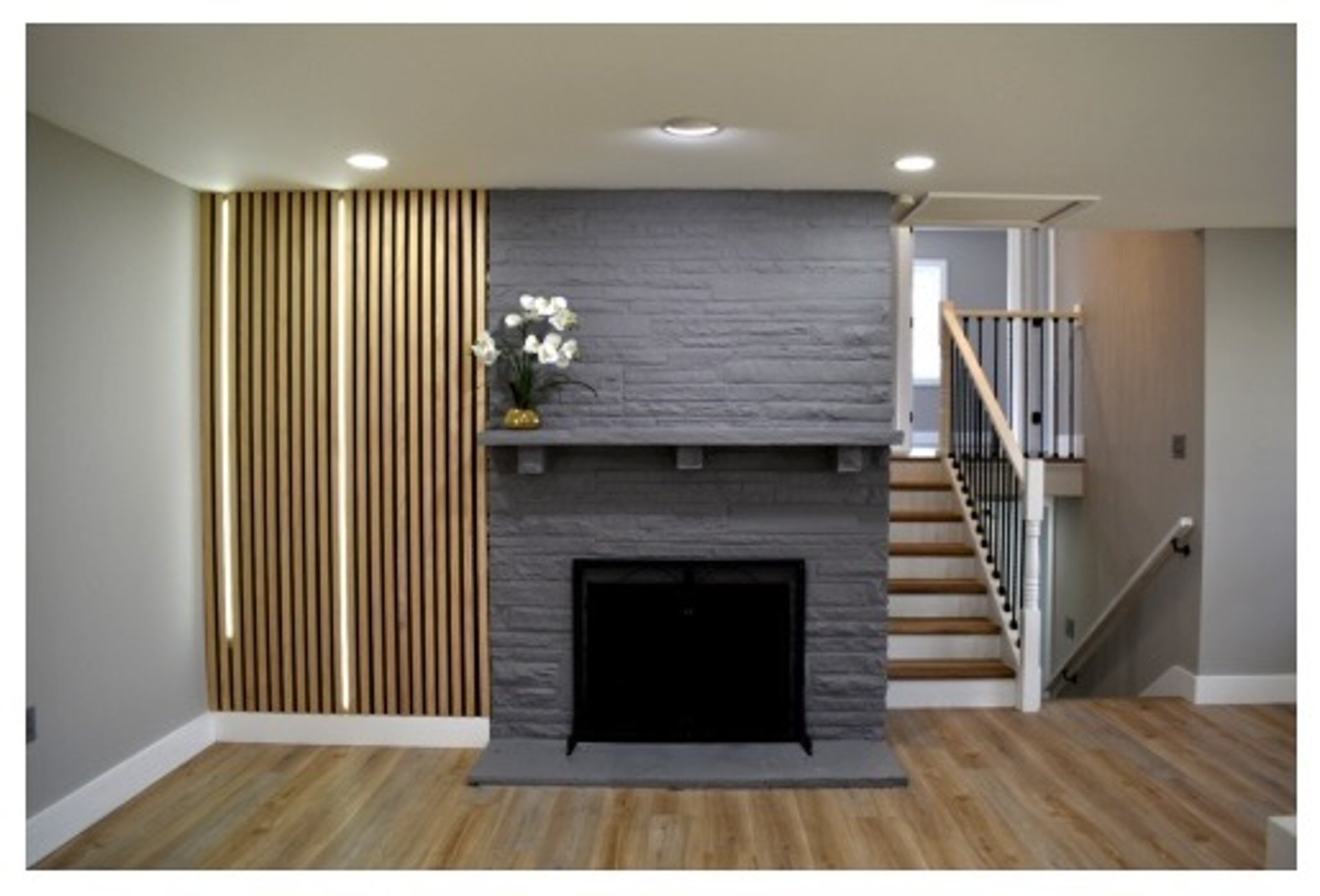 a house with a deck