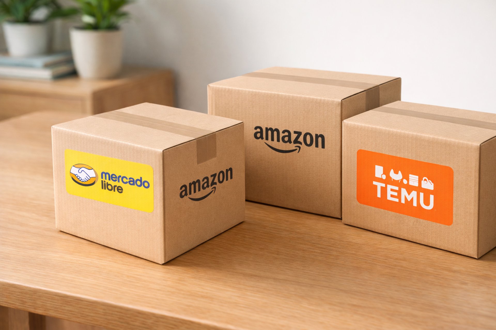 person giving brown box