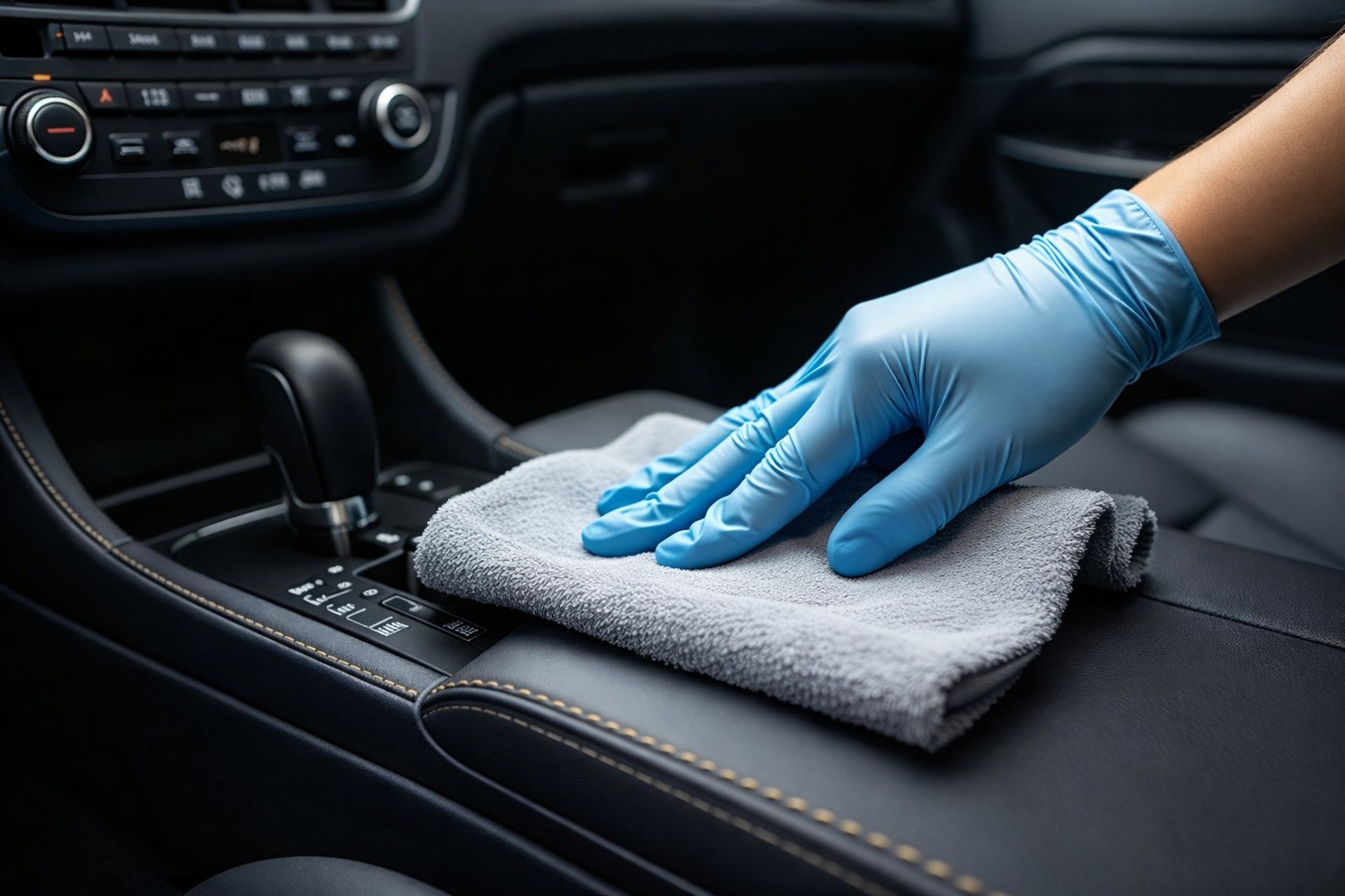 black and brown leather padded tub sofa