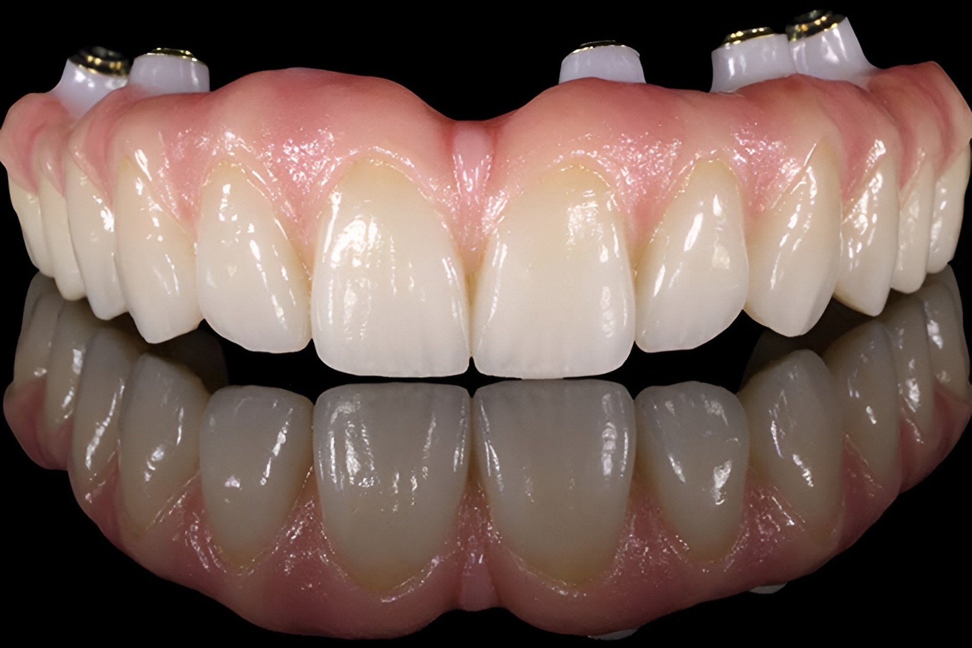 close-up of a person's mouth