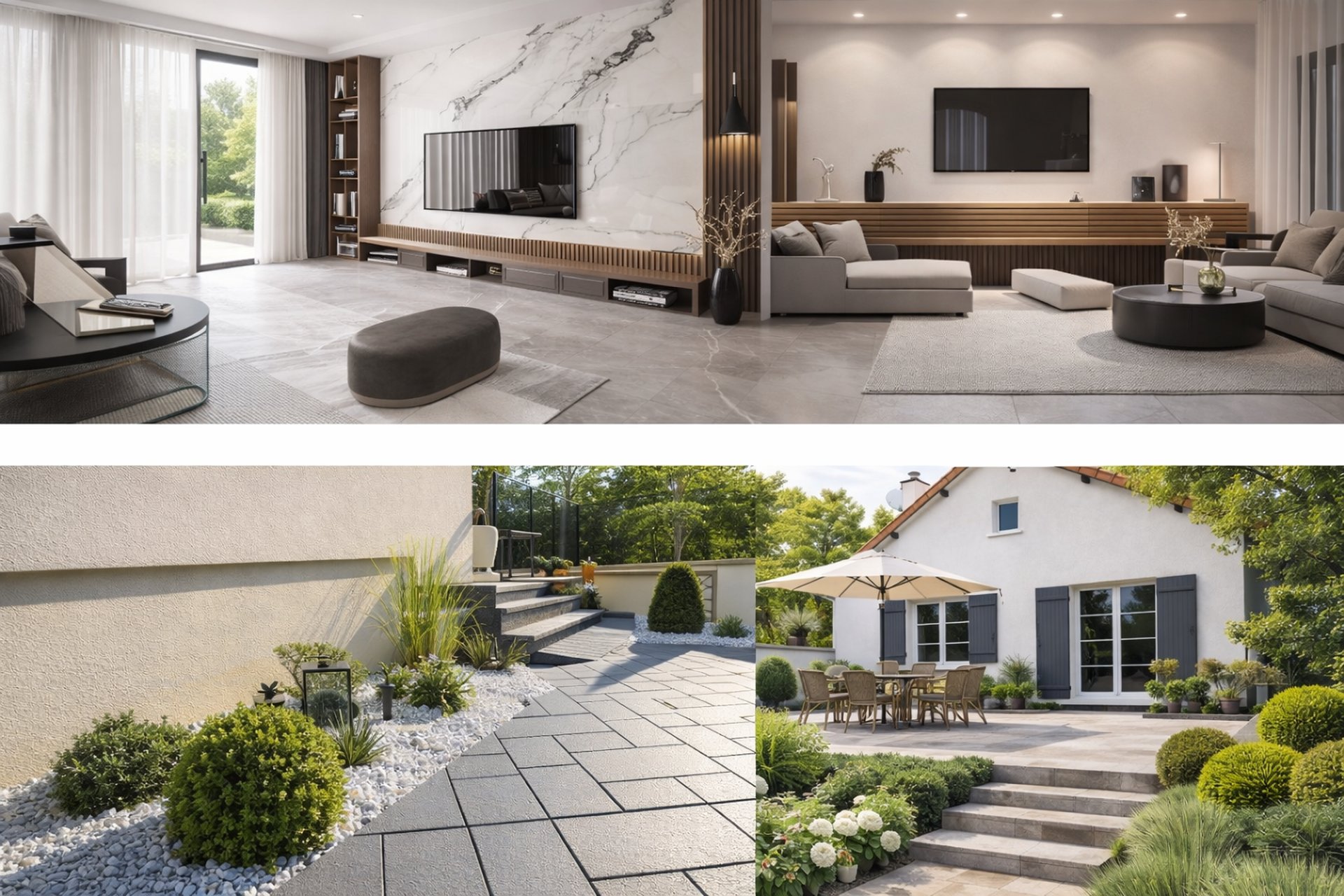 brown and white concrete house