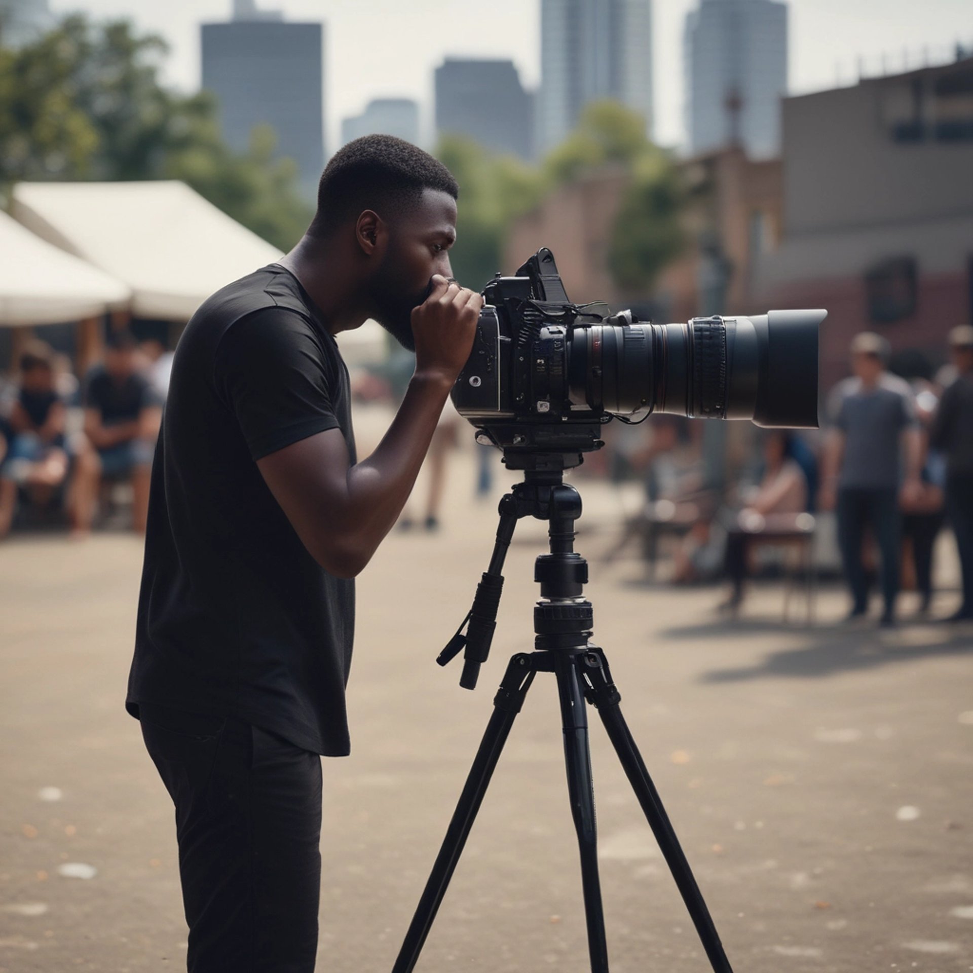 woman wearing yellow long-sleeved dress under white clouds and blue sky during daytime