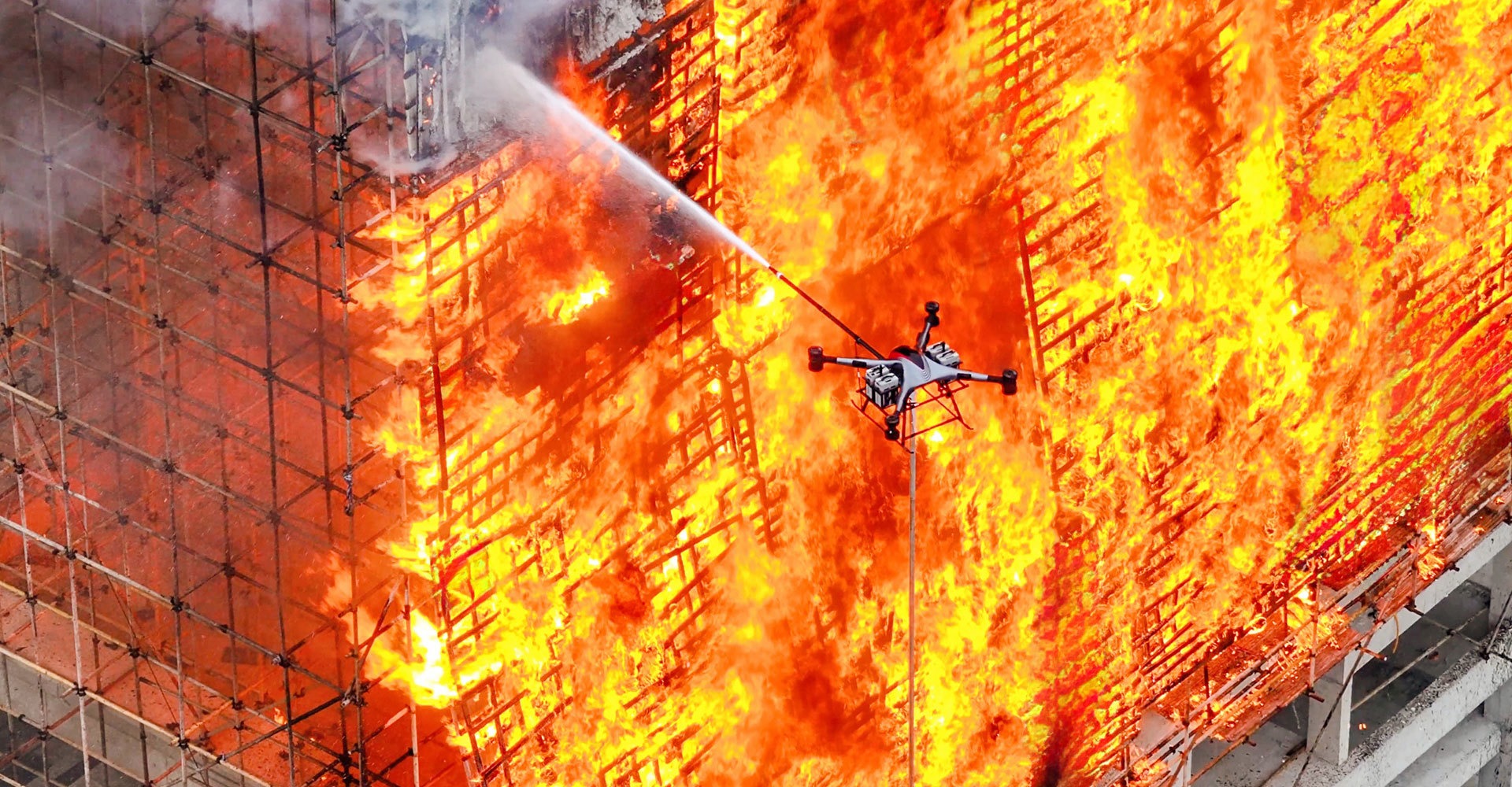 an abstract photo of a curved building with a blue sky in the background