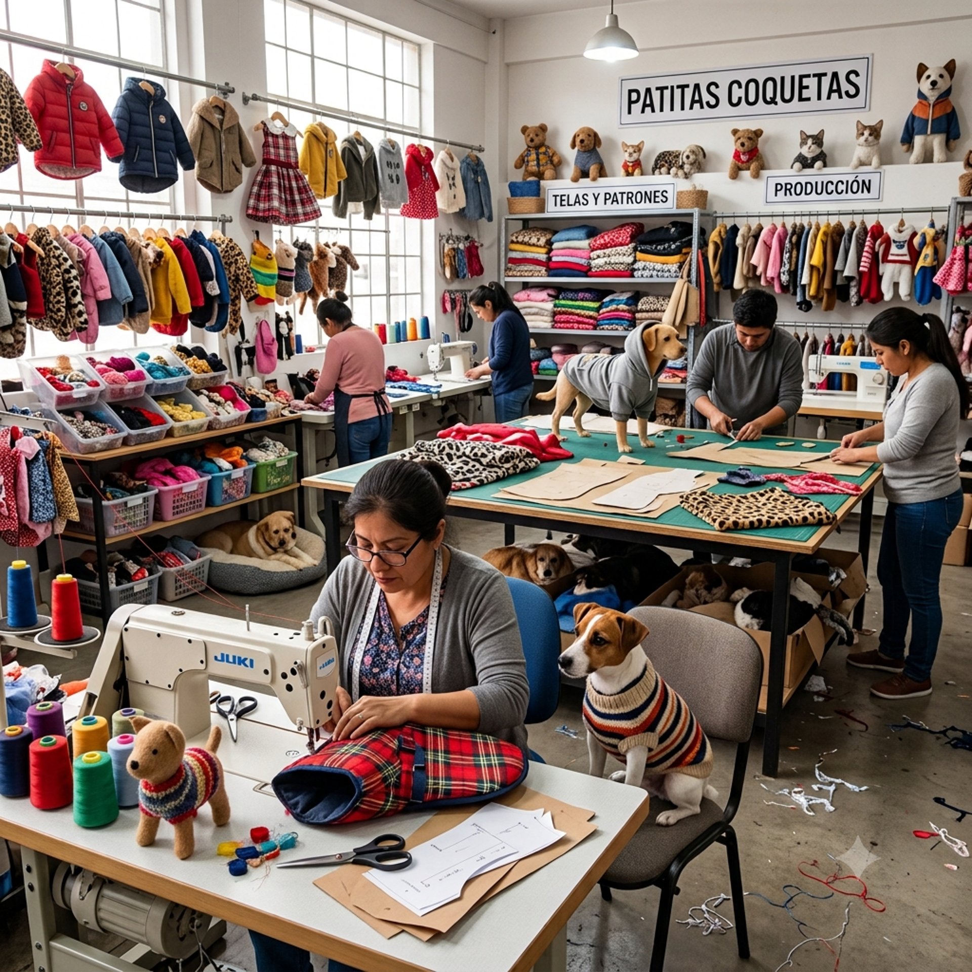 taller de ropa patitas coquetas