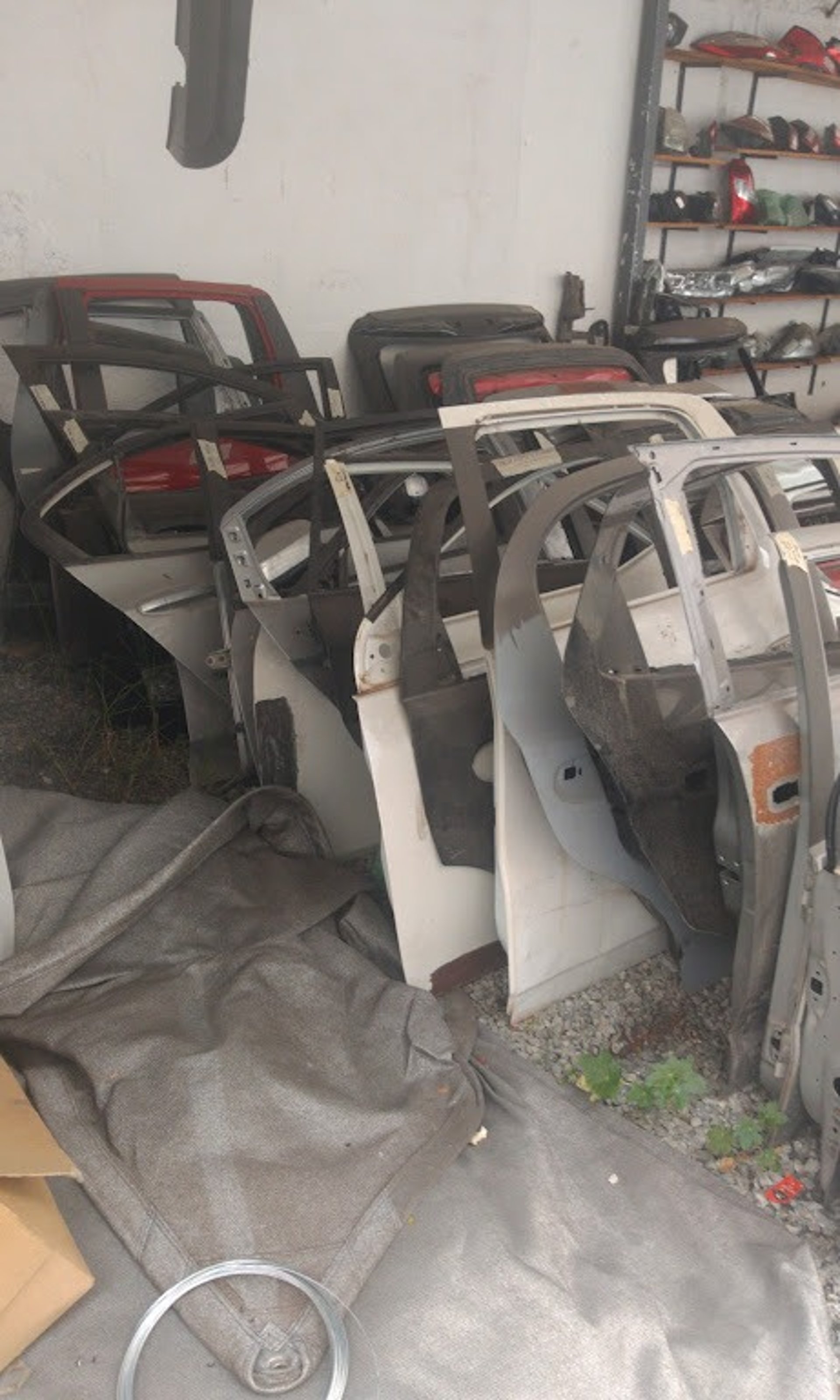 person wearing grey knit sweater