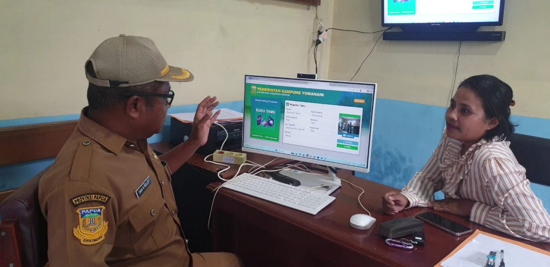 black smartphone near person