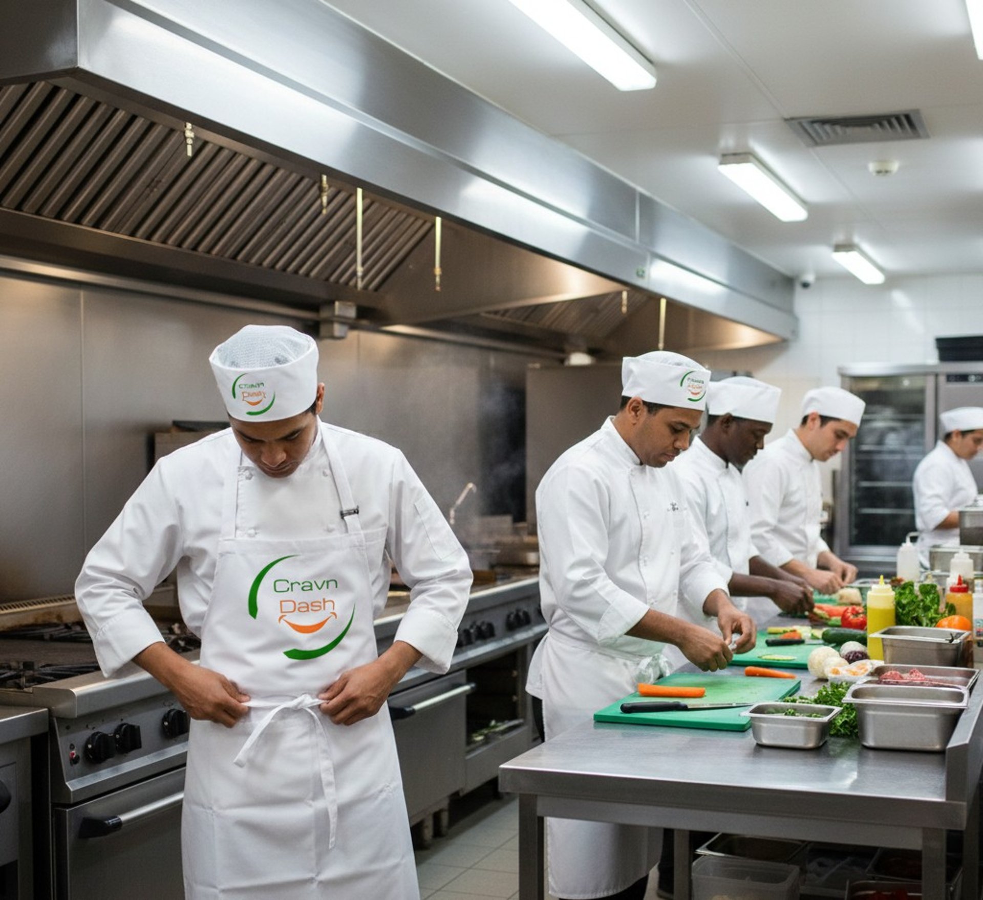 burger with lettuce and fries on brown wooden table