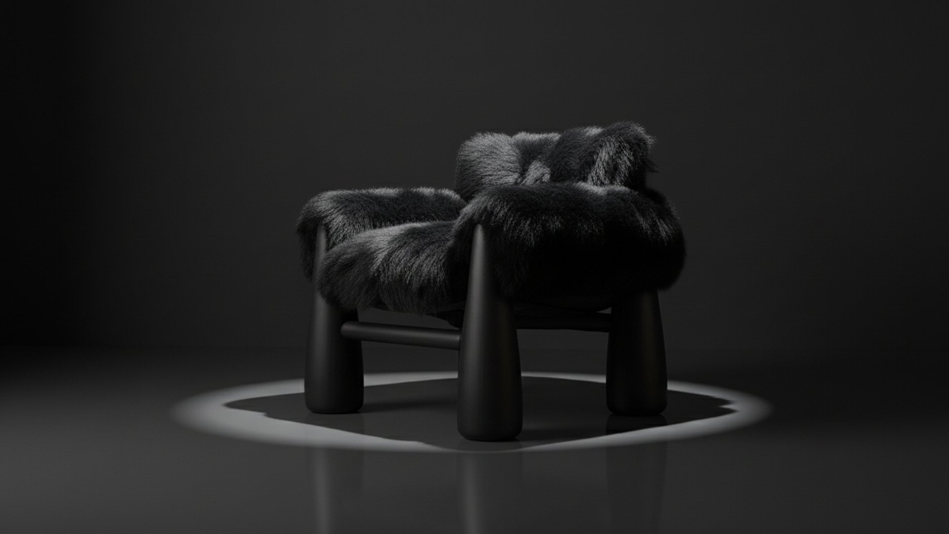 black floor lamp at the corner