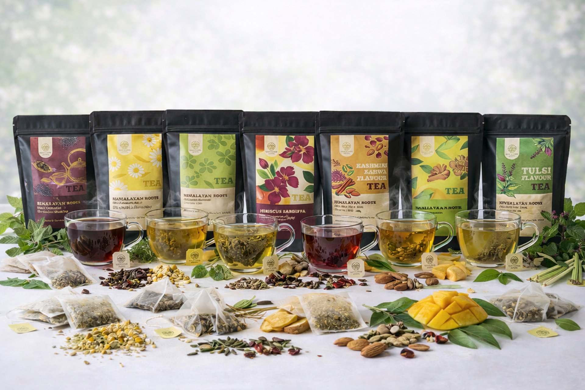 rocky river with snow covered mountains in the distance