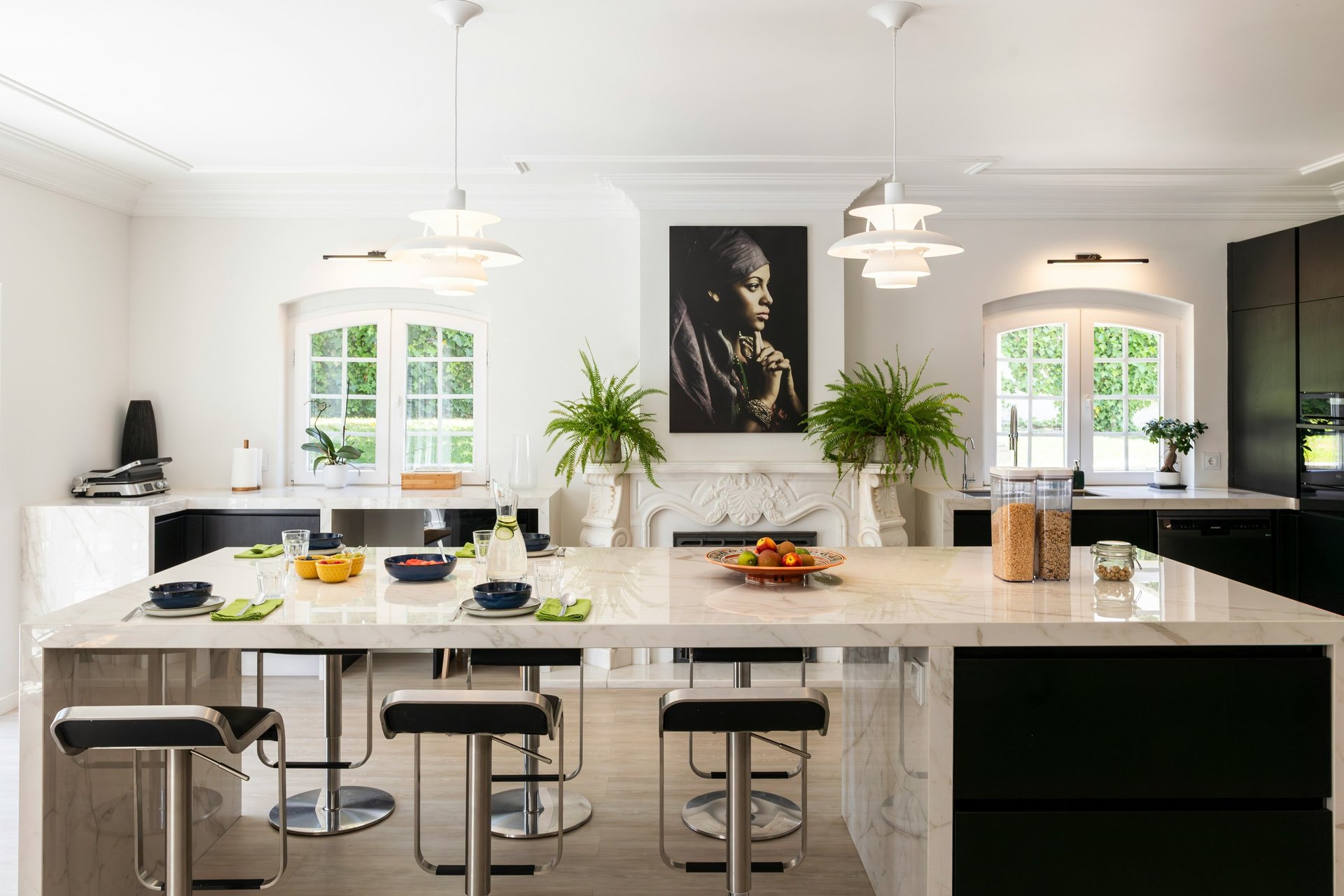 woman wearing yellow long-sleeved dress under white clouds and blue sky during daytime