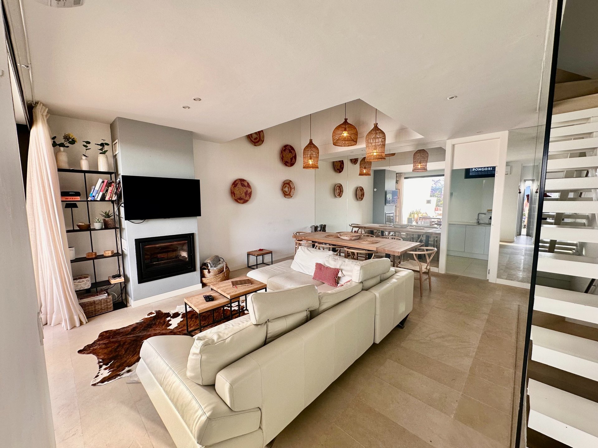 black and brown leather padded tub sofa