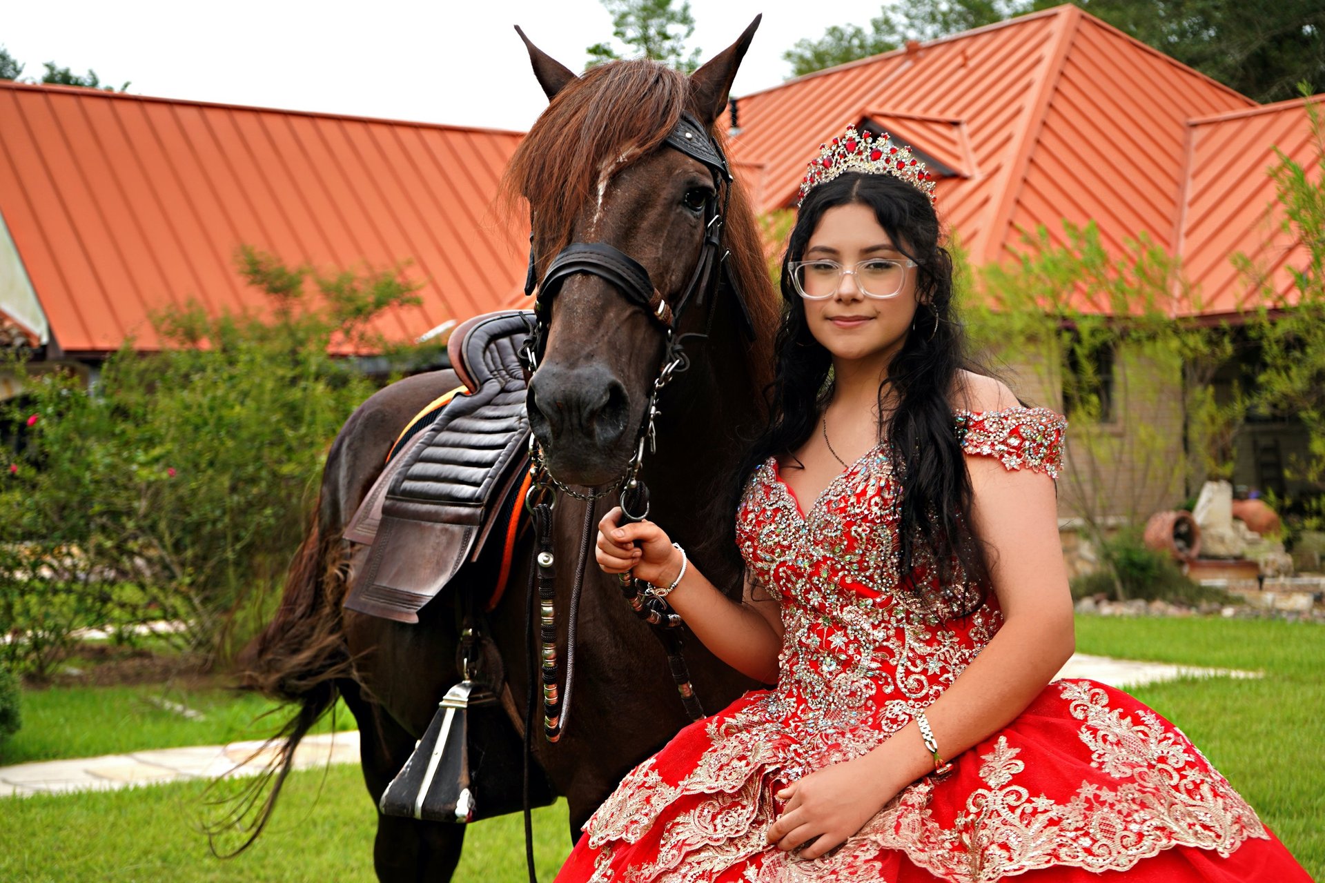 an abstract photo of a curved building with a blue sky in the background
