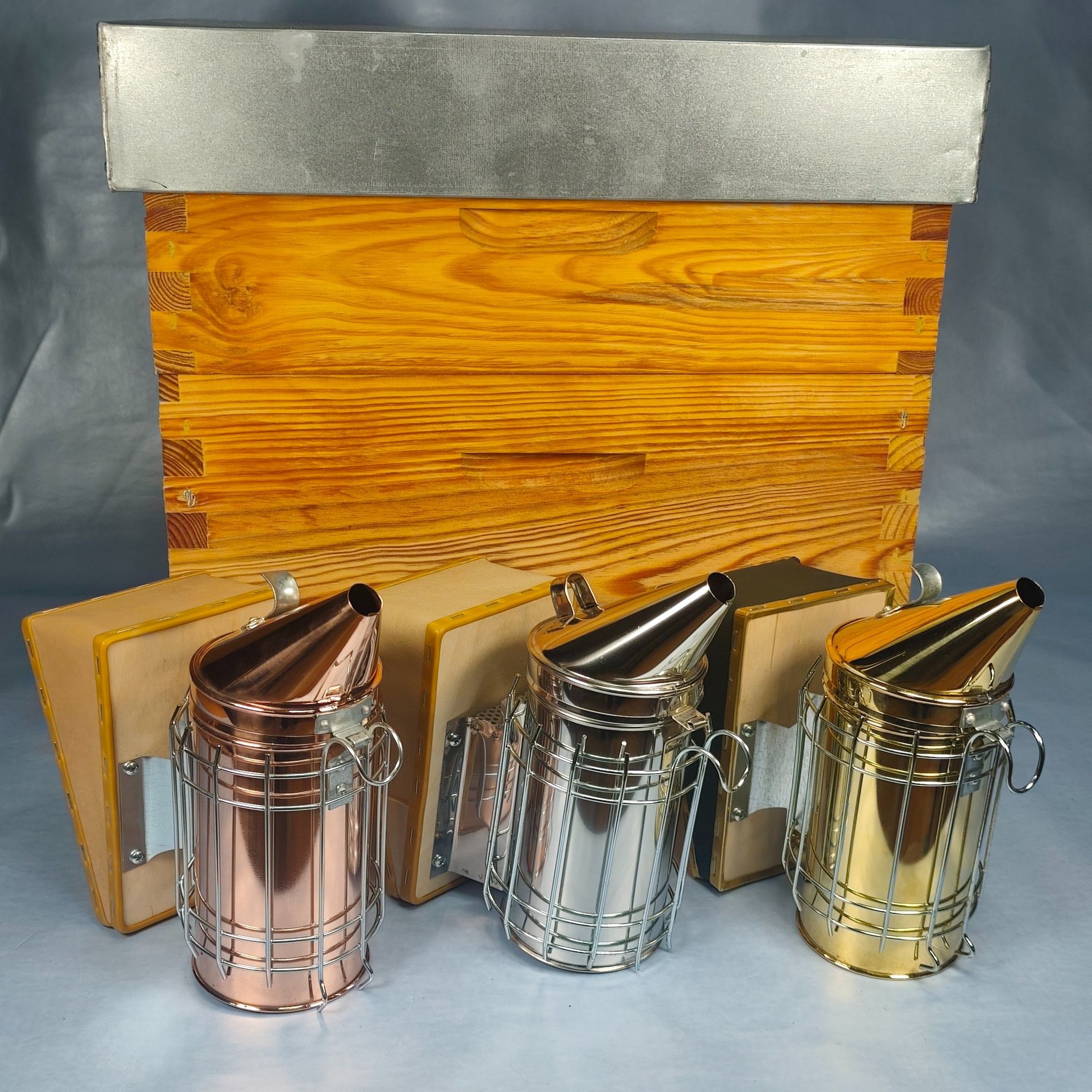 person wearing grey knit sweater