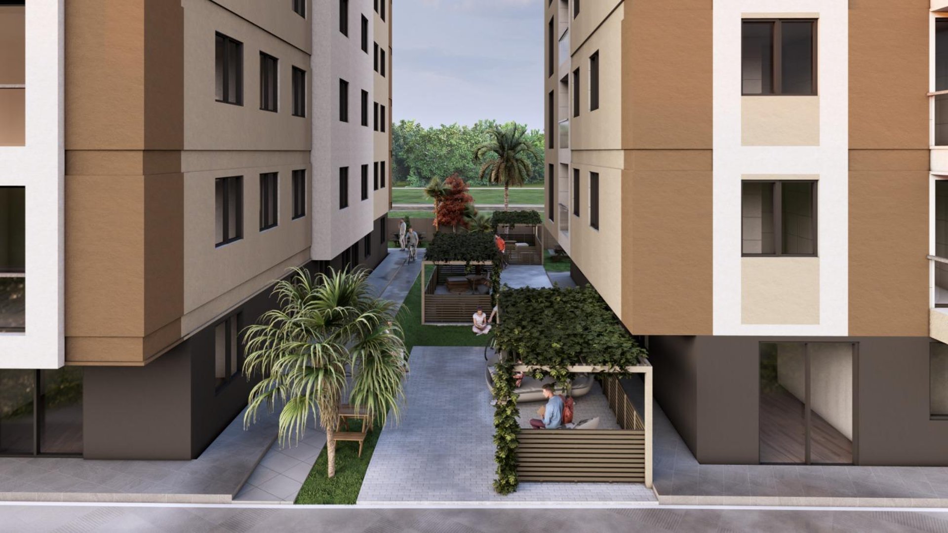 woman wearing yellow long-sleeved dress under white clouds and blue sky during daytime