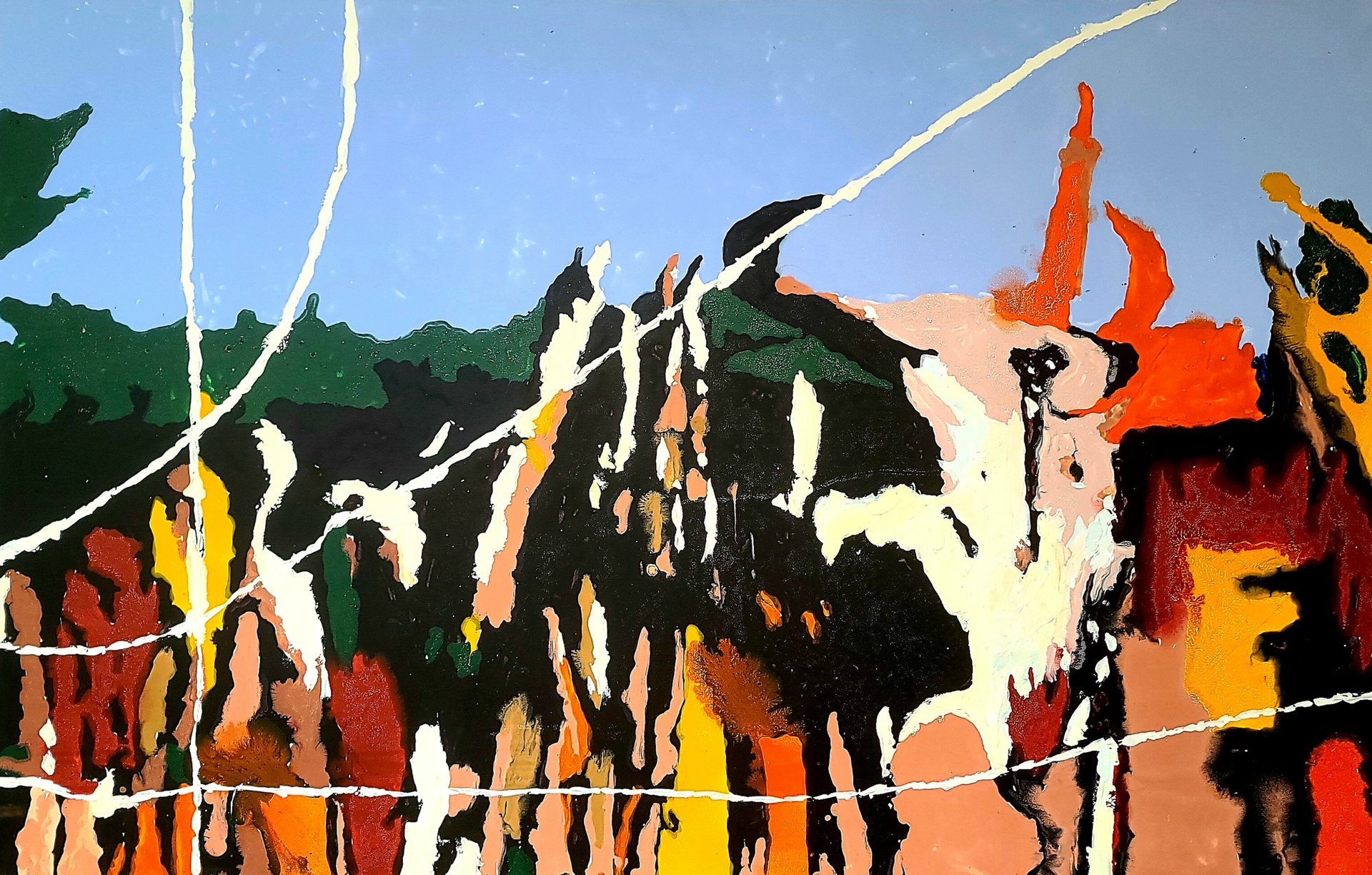 black and white bed linen