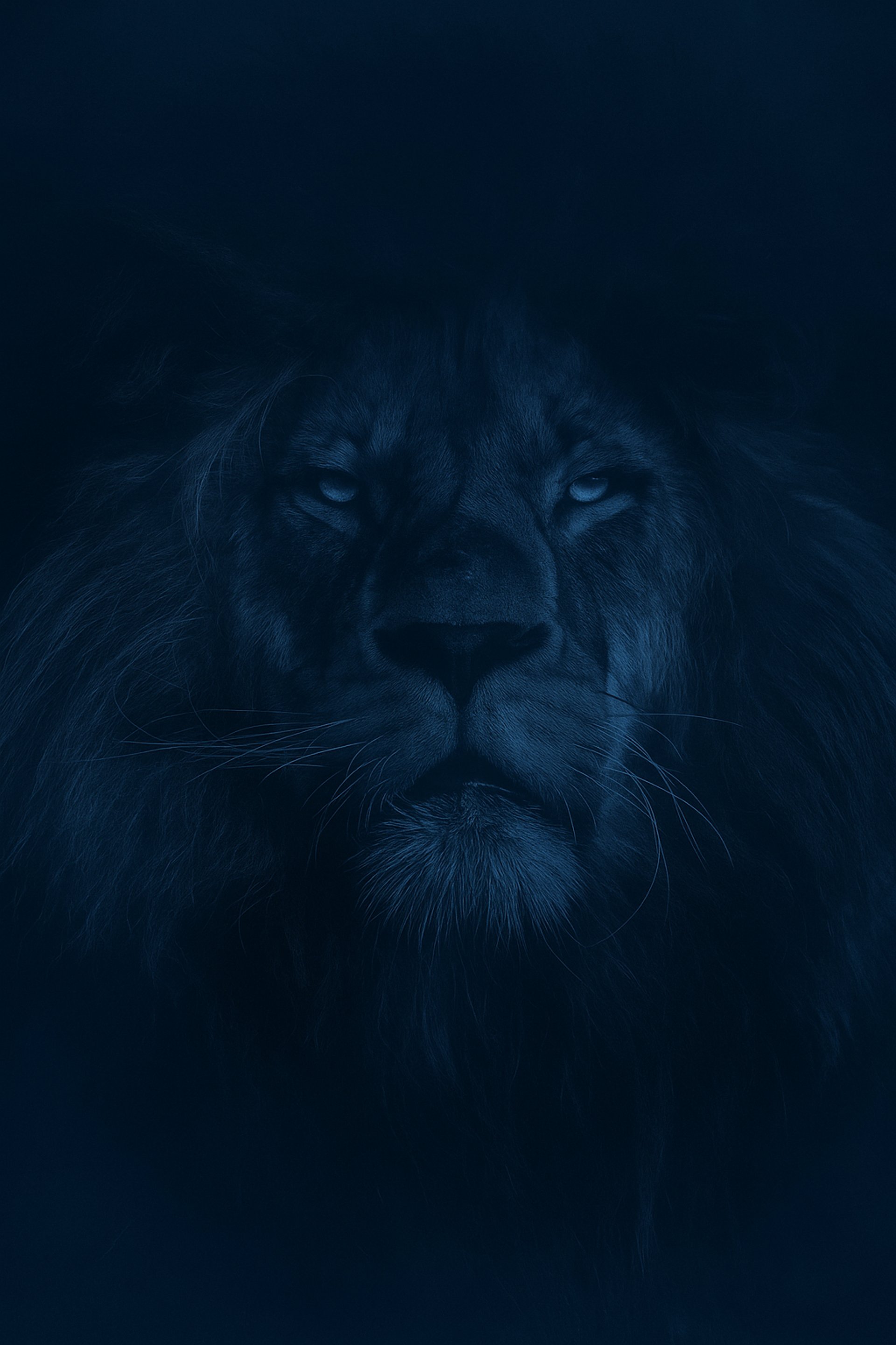 grayscale photo of lions face