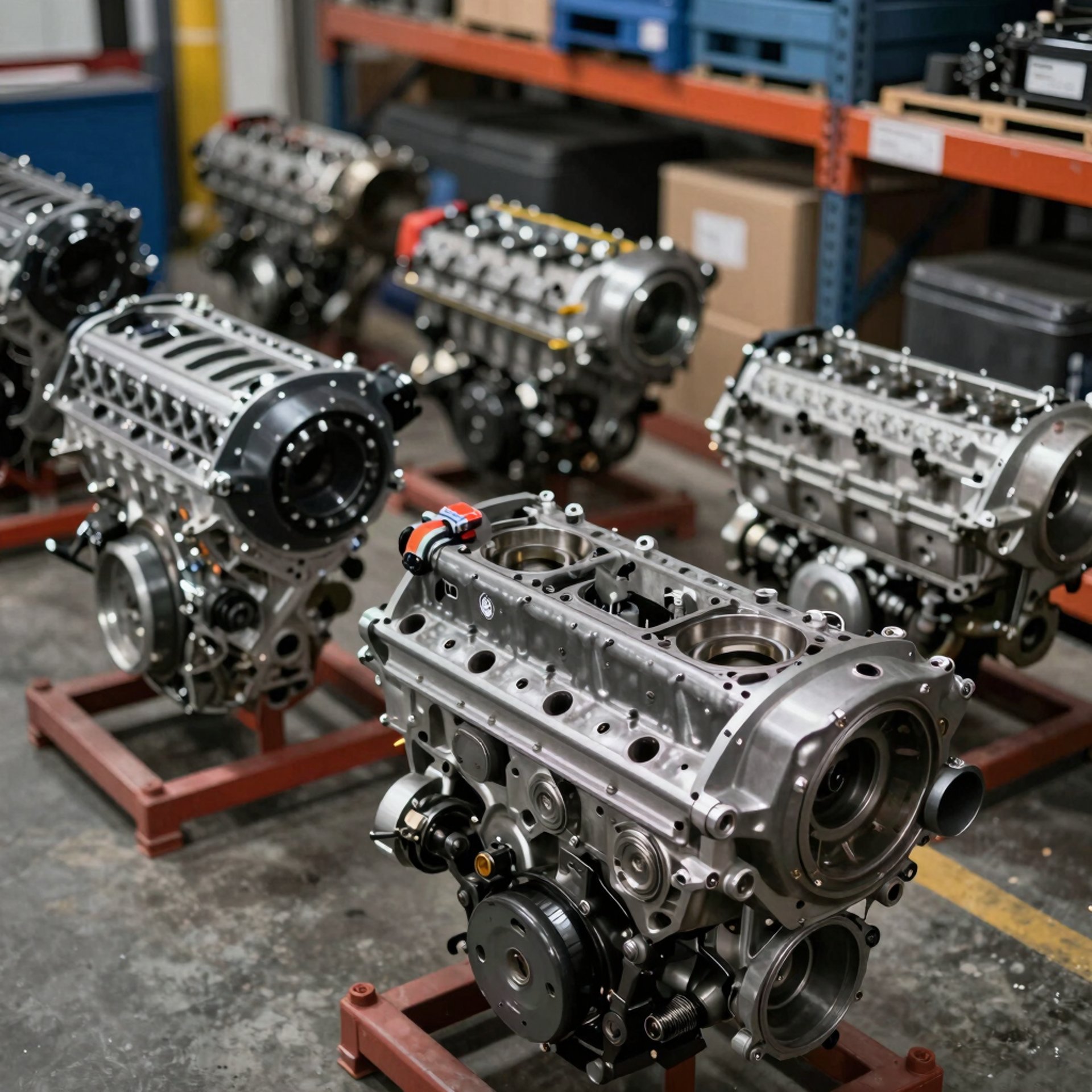 an abstract photo of a curved building with a blue sky in the background