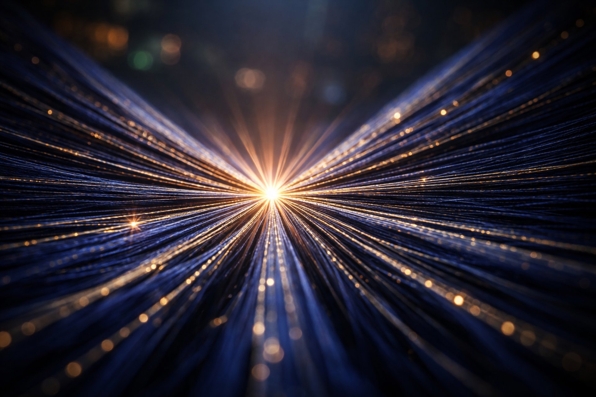 an abstract photo of a curved building with a blue sky in the background
