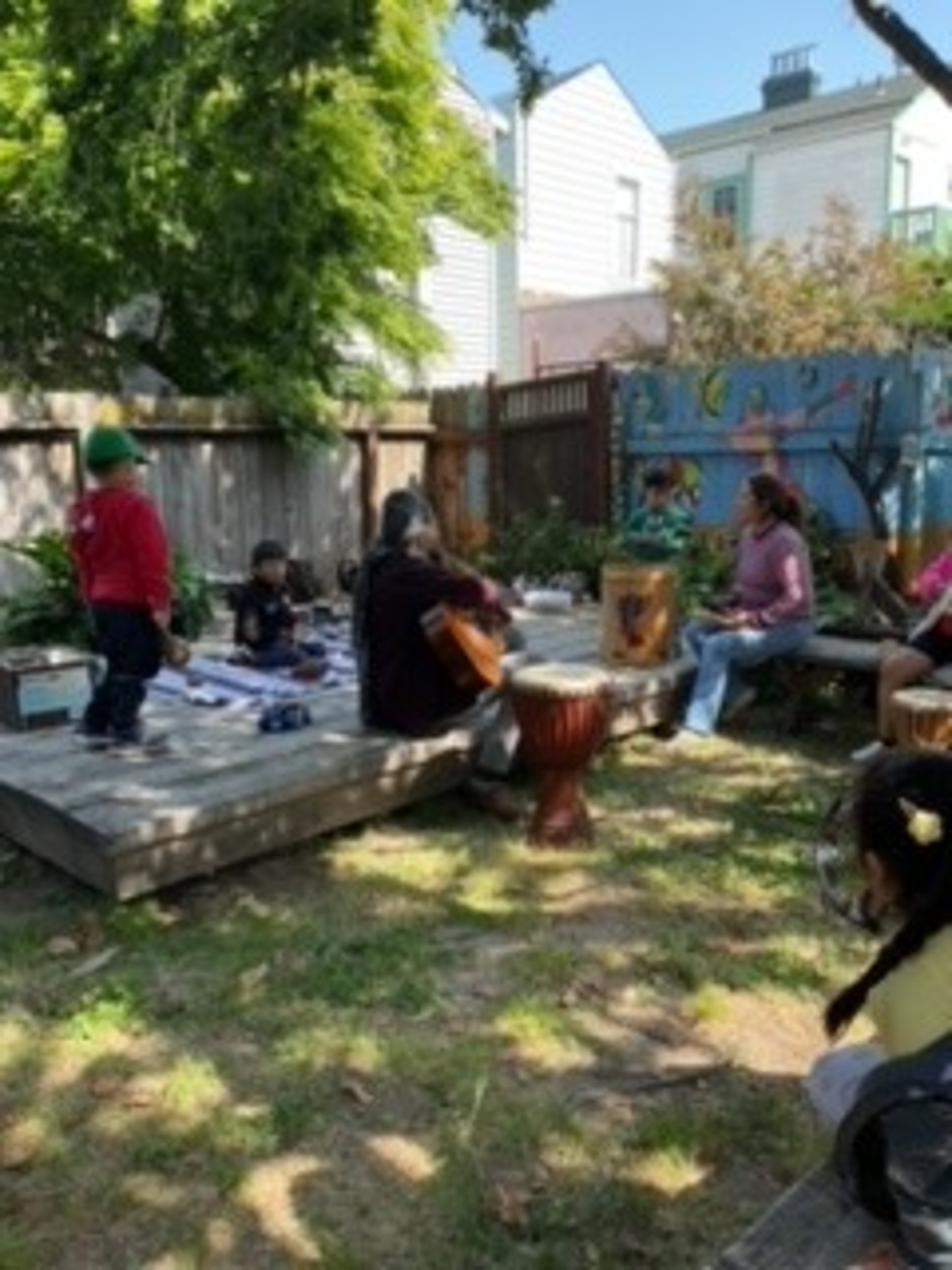an abstract photo of a curved building with a blue sky in the background