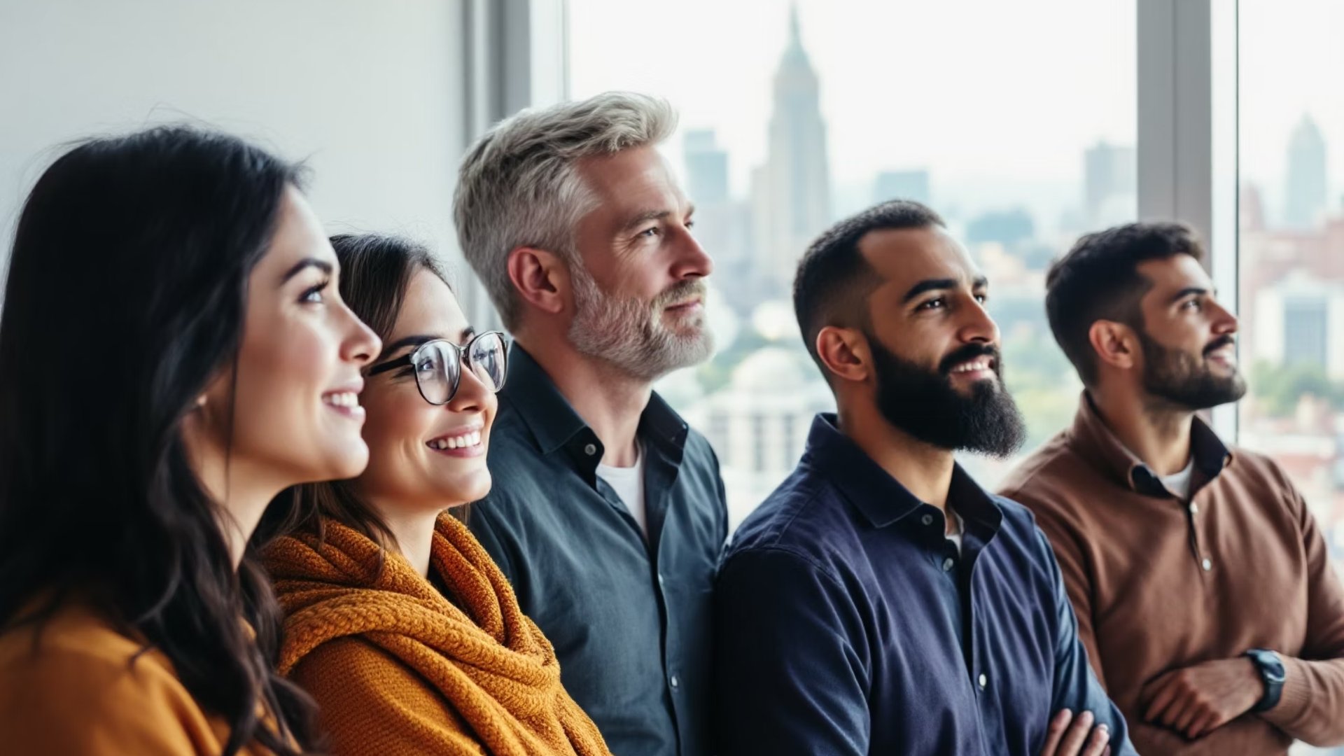an abstract photo of a curved building with a blue sky in the background