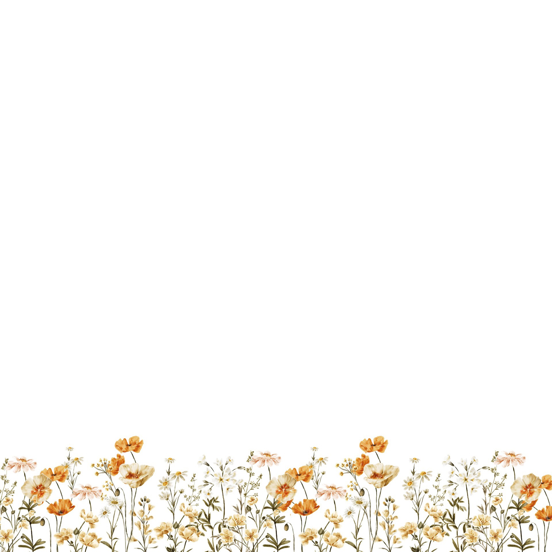white floral textile