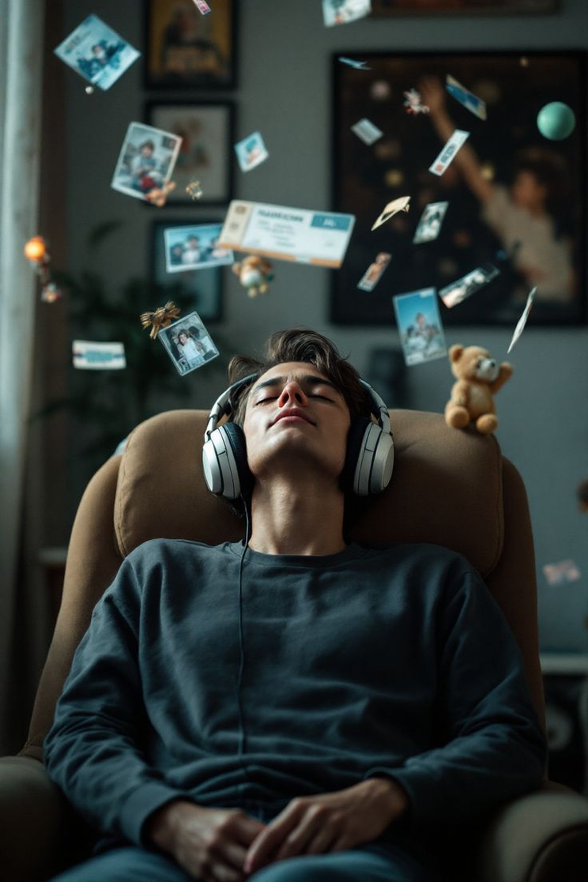 an abstract photo of a curved building with a blue sky in the background