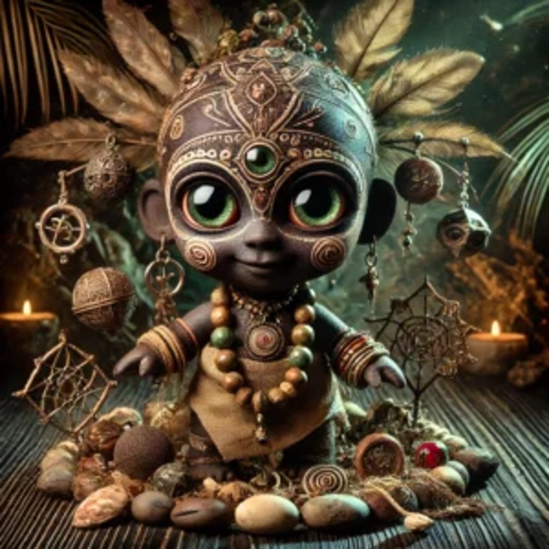 a close up of a black and brown abstract painting